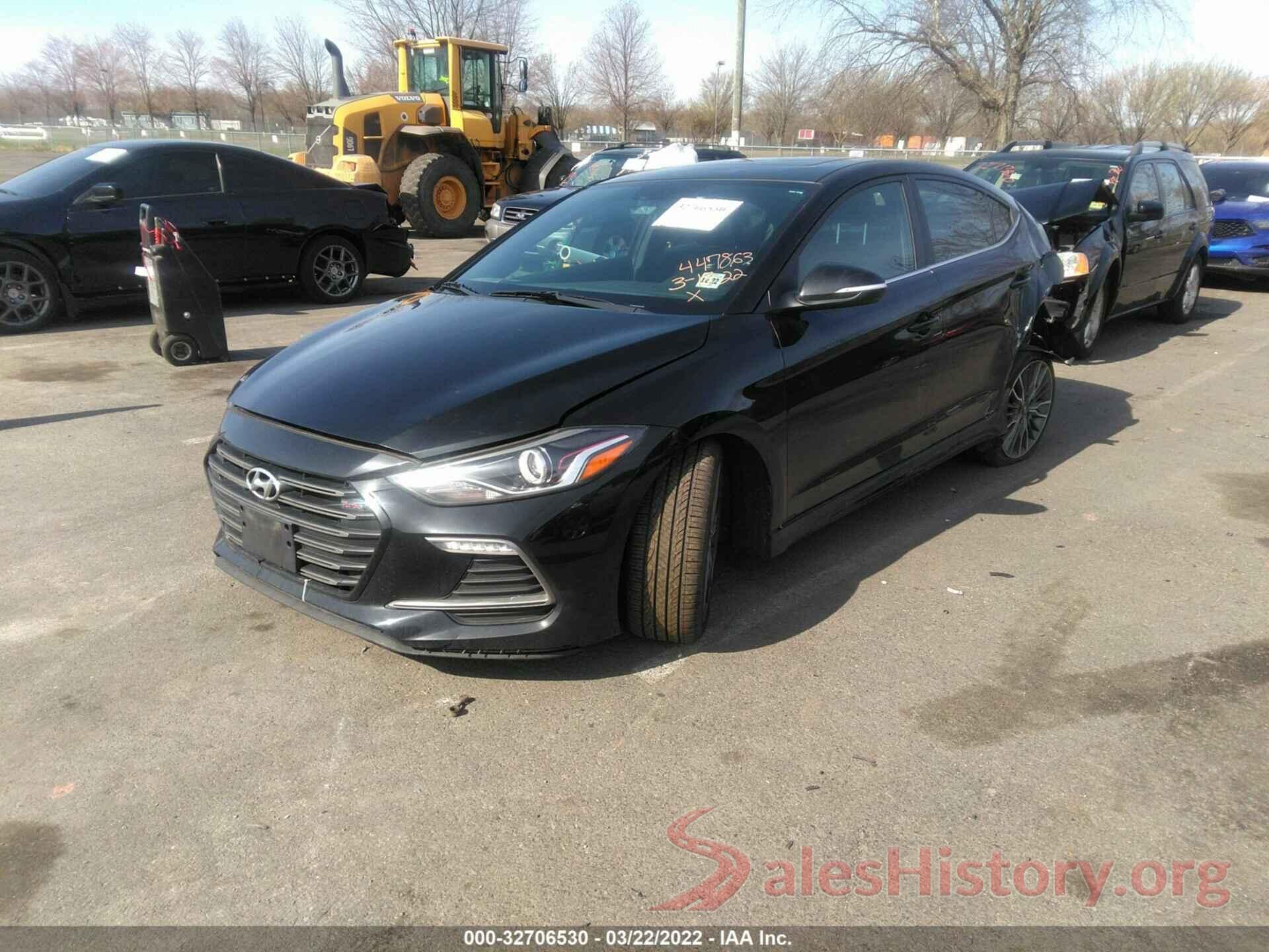 KMHD04LB4JU447863 2018 HYUNDAI ELANTRA