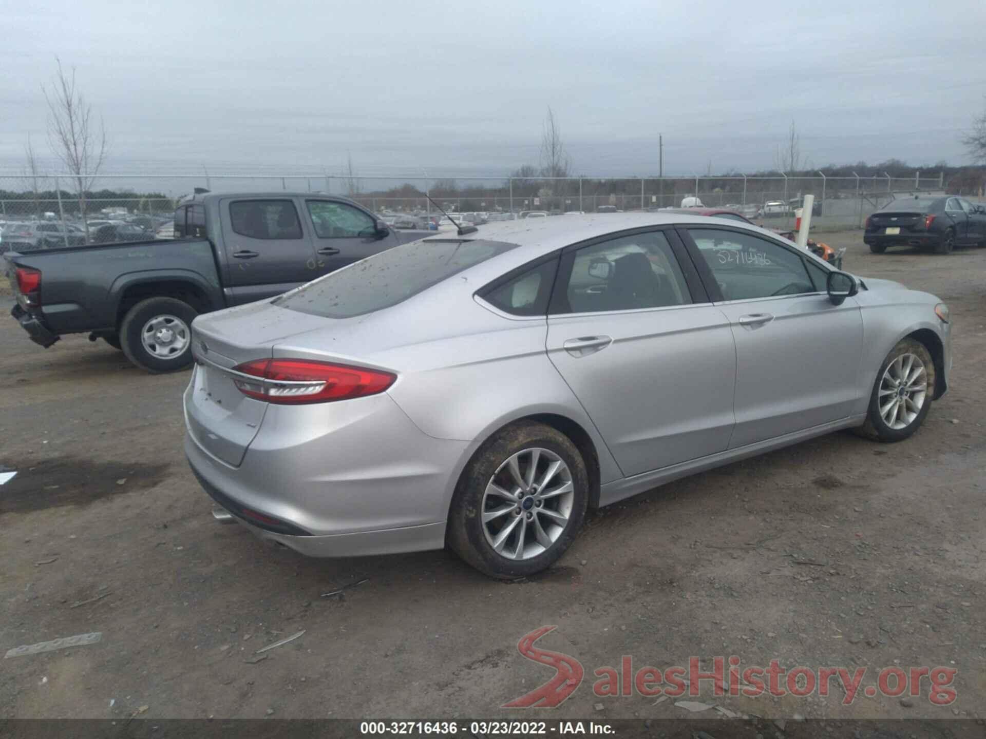 3FA6P0H7XHR107307 2017 FORD FUSION