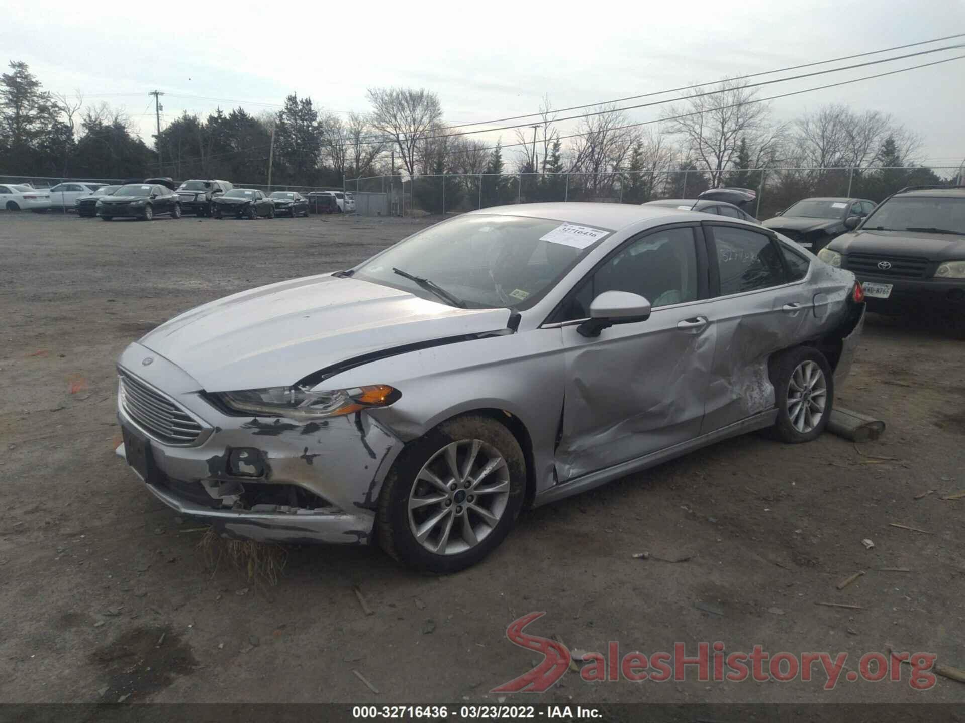 3FA6P0H7XHR107307 2017 FORD FUSION