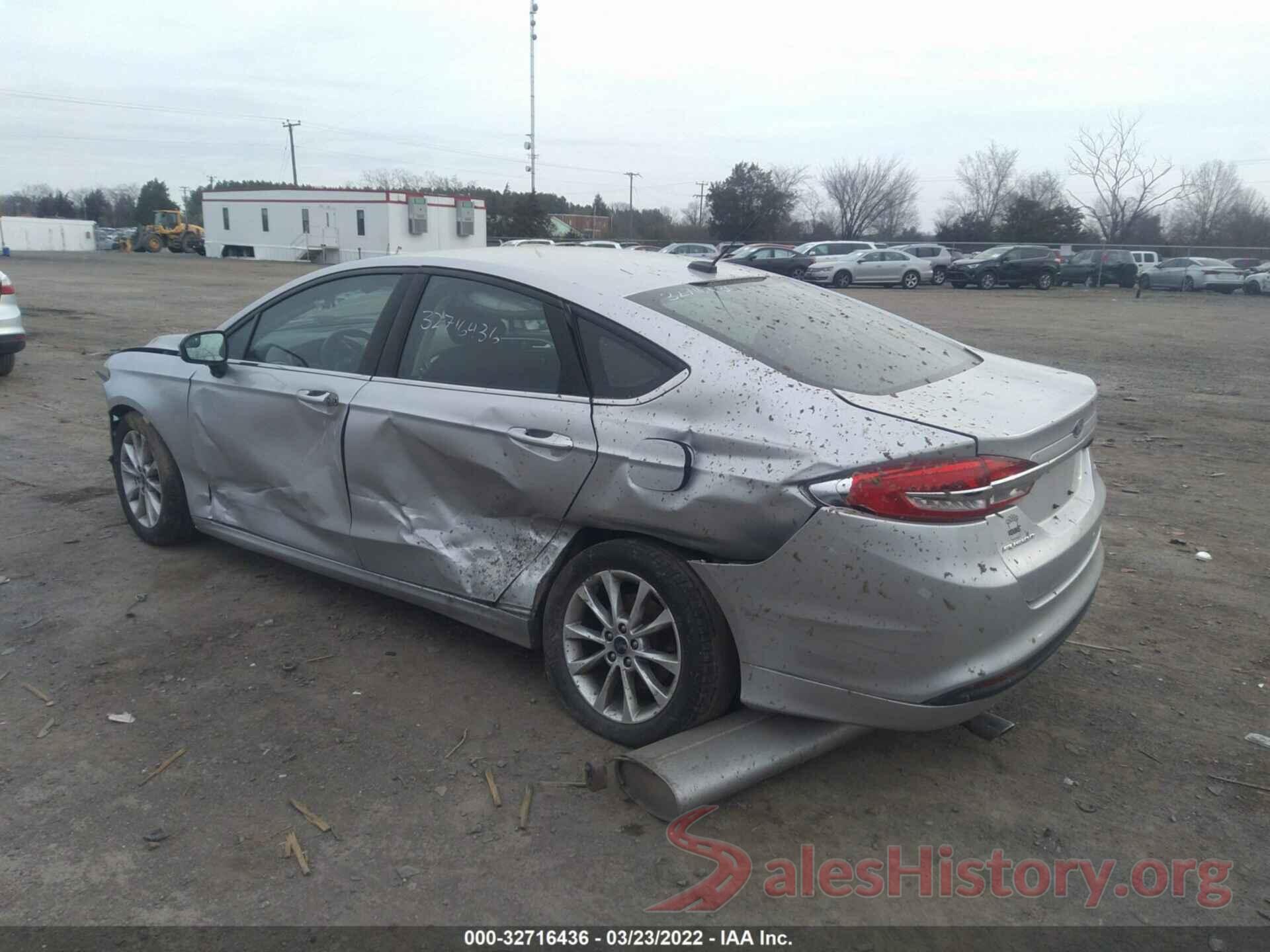 3FA6P0H7XHR107307 2017 FORD FUSION