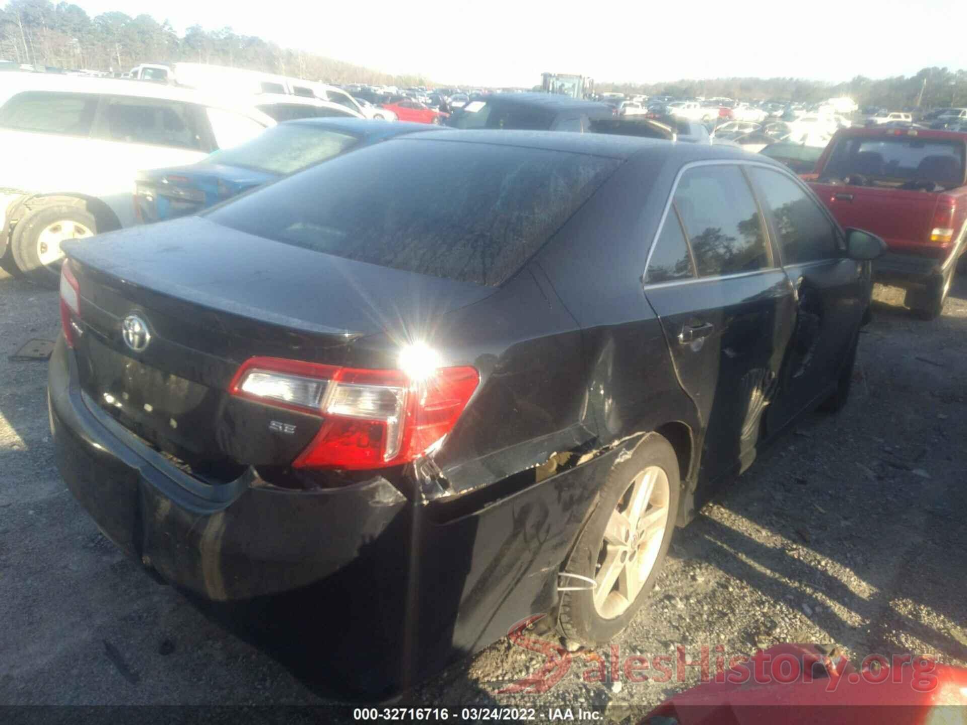 4T1BF1FK4DU240362 2013 TOYOTA CAMRY