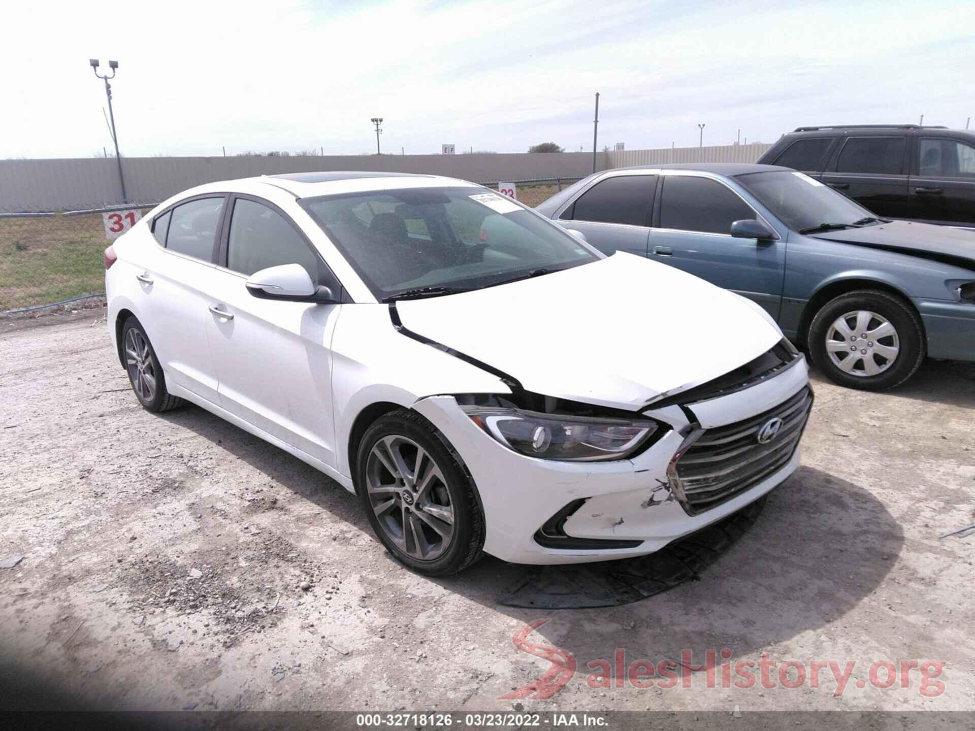 5NPD84LF3HH171647 2017 HYUNDAI ELANTRA