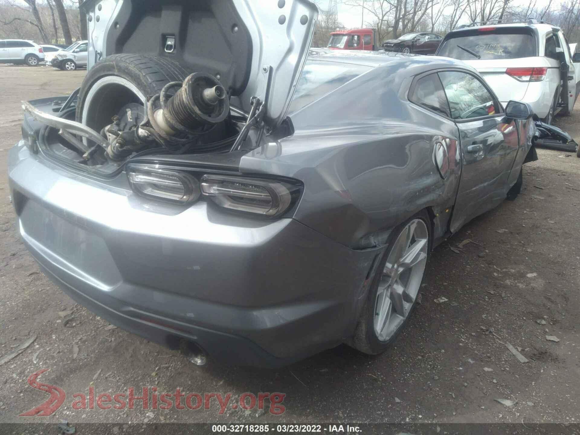 2019 CHEVROLET CAMARO VIN 1G1FB1RX0K0129152, rear driver side