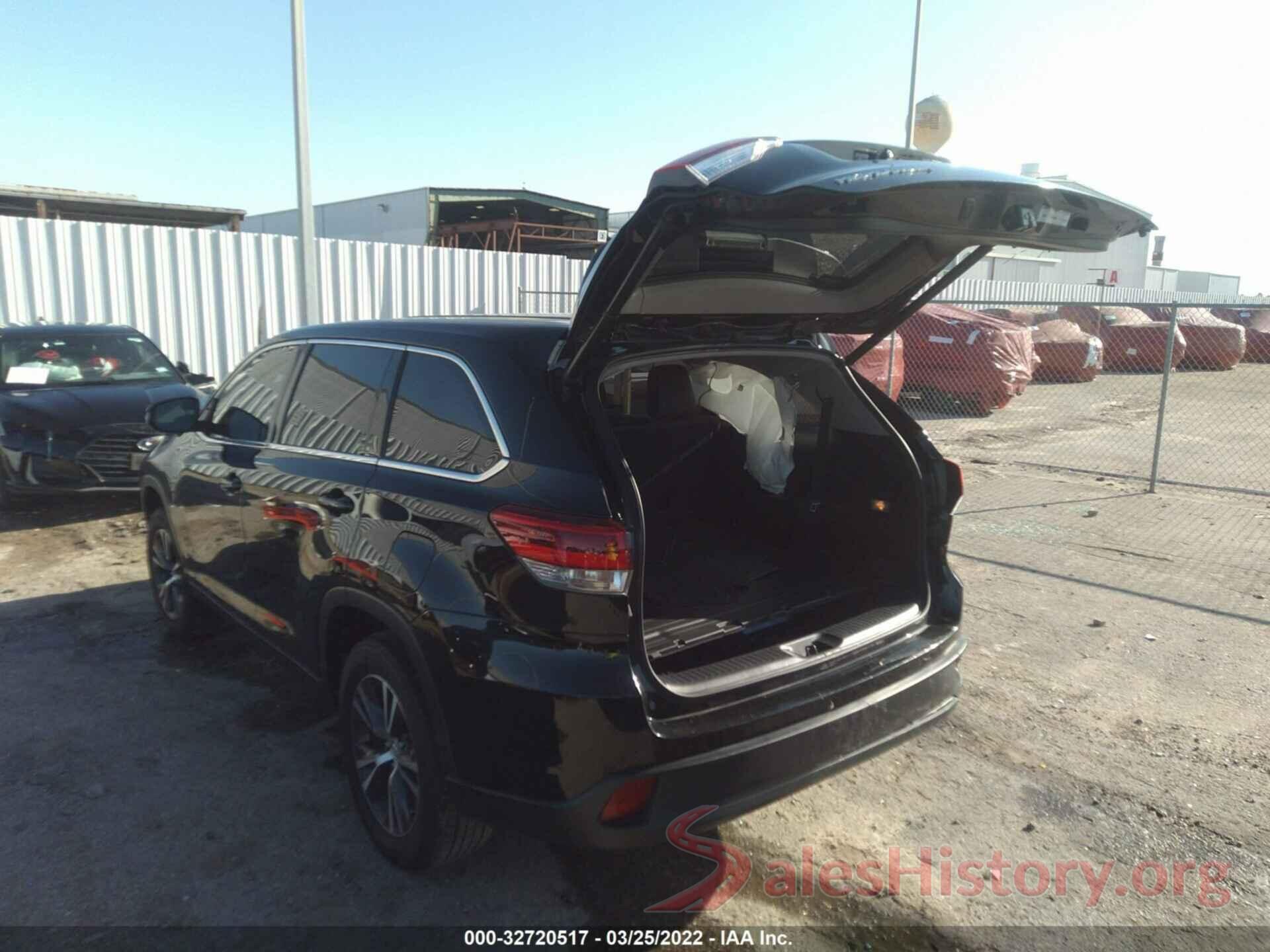 5TDZZRFH9KS351990 2019 TOYOTA HIGHLANDER