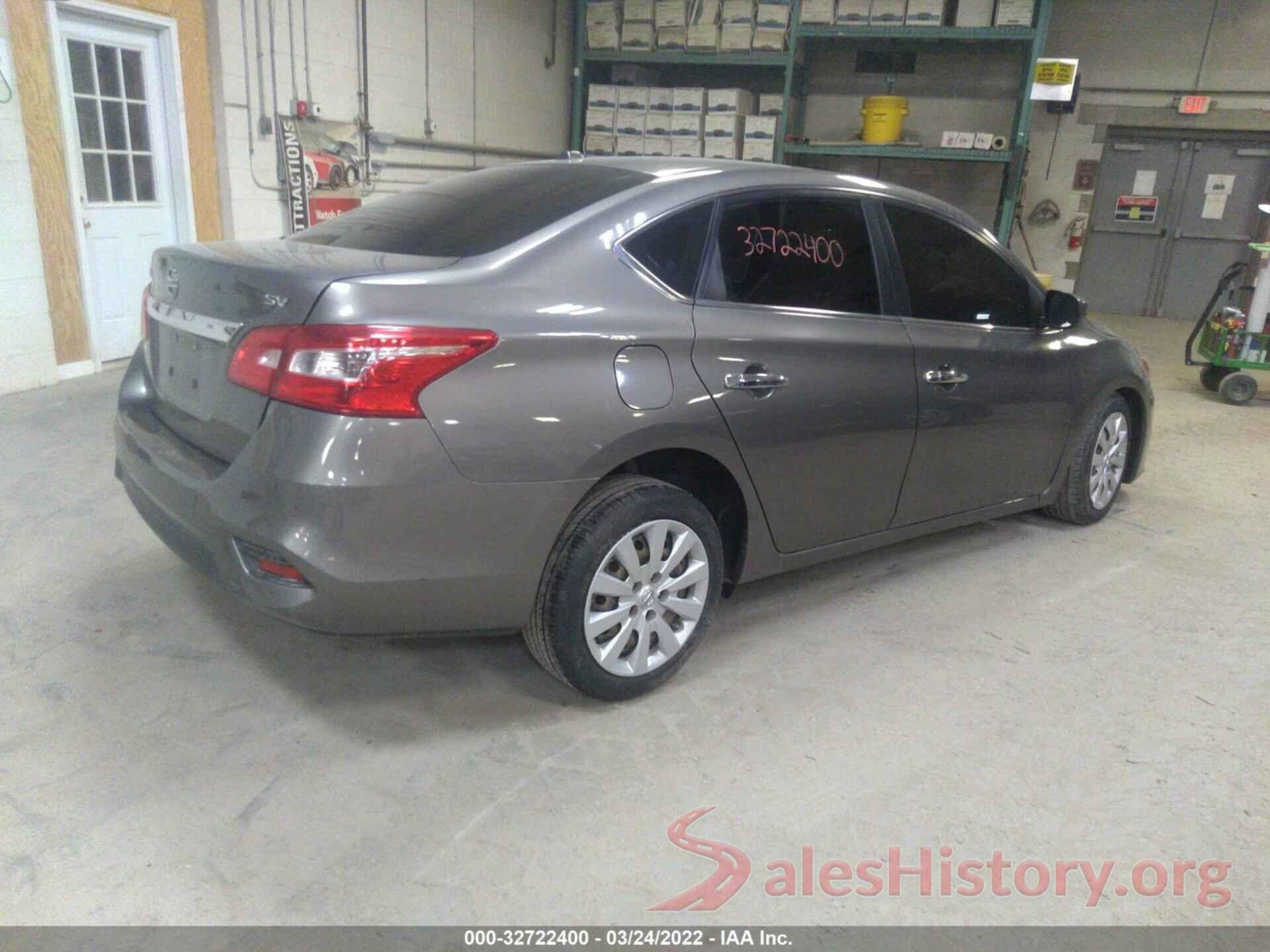 3N1AB7AP7GL644825 2016 NISSAN SENTRA