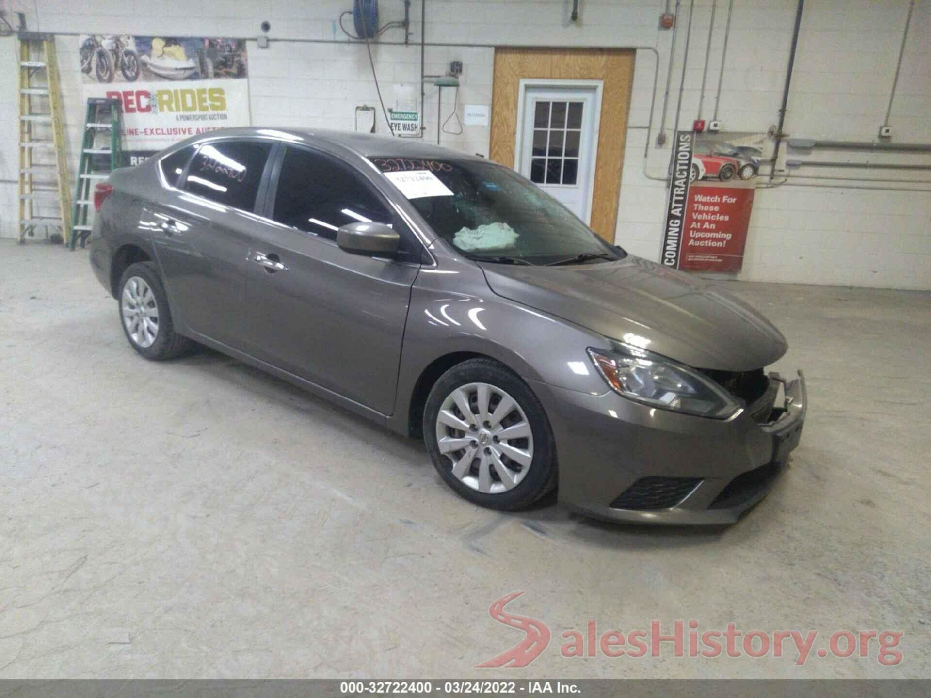 3N1AB7AP7GL644825 2016 NISSAN SENTRA