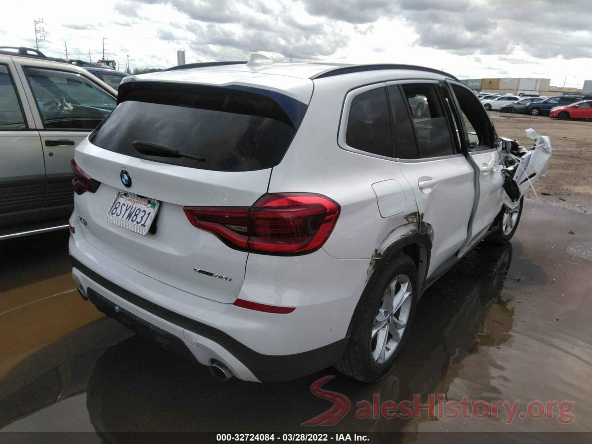 5UXTY3C06LLE55247 2020 BMW X3