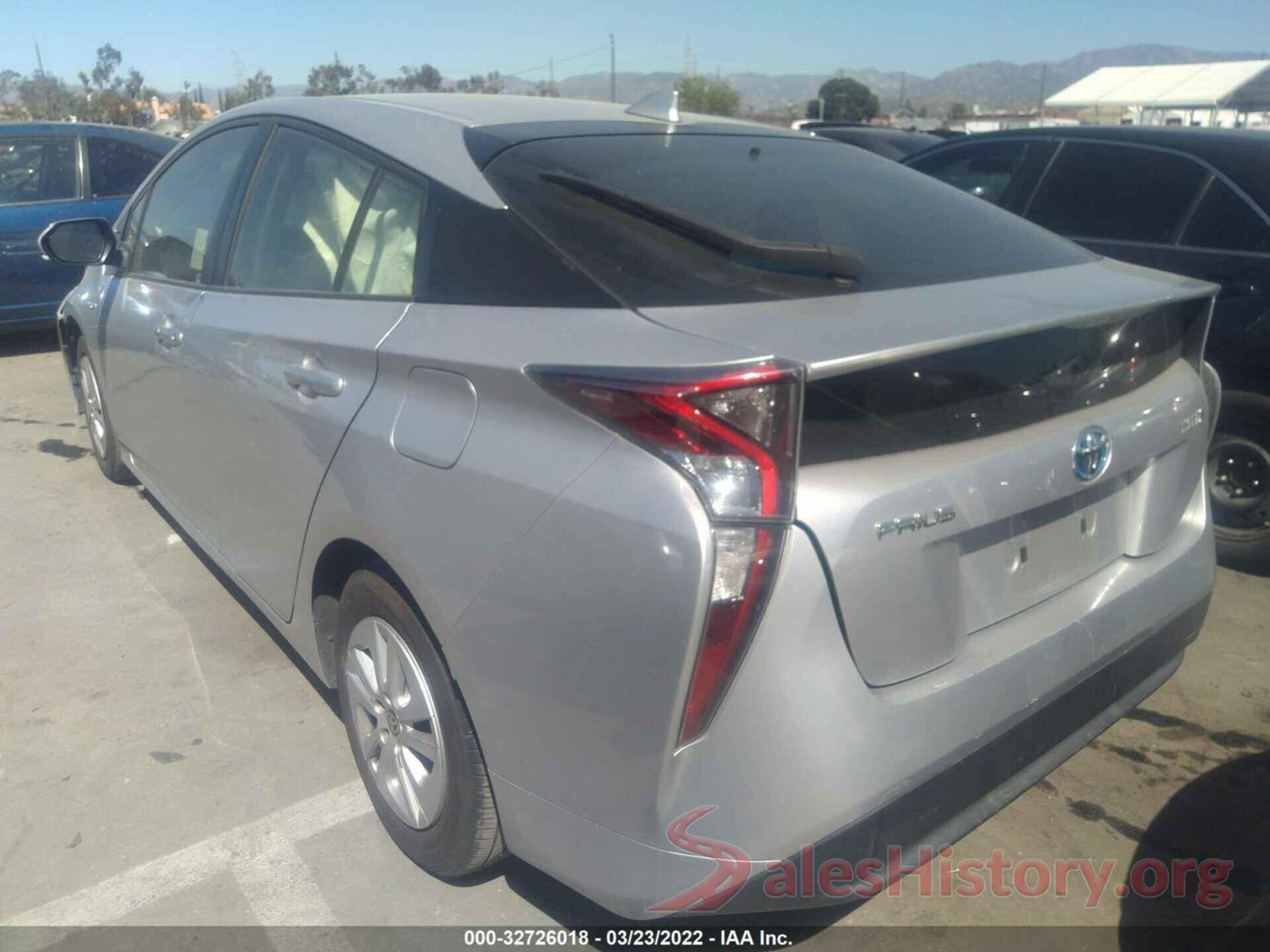 JTDKBRFUXG3022470 2016 TOYOTA PRIUS