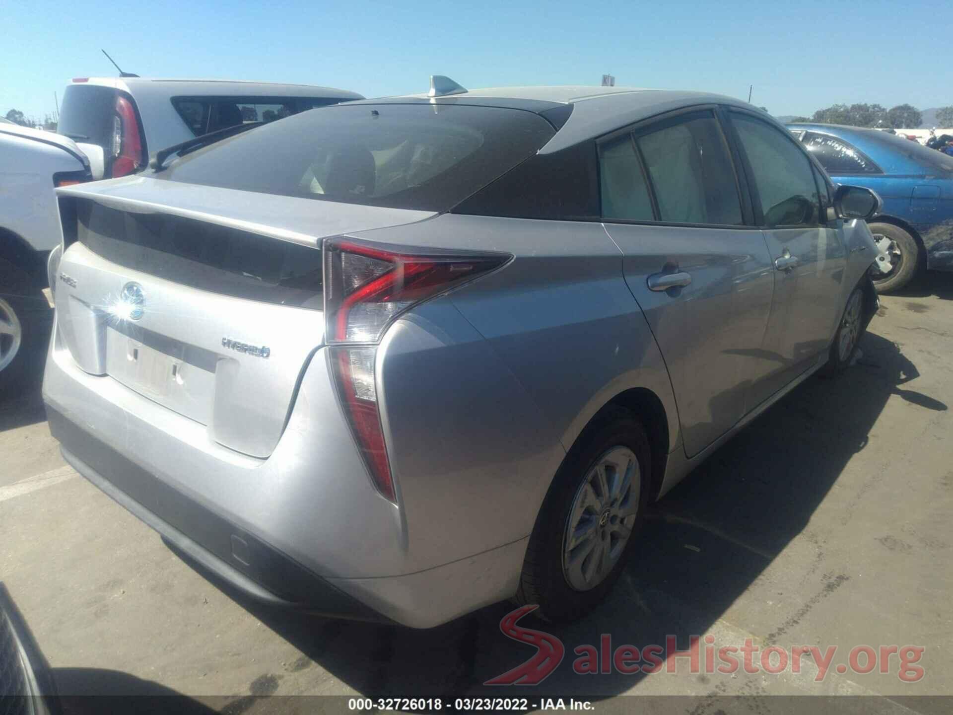 JTDKBRFUXG3022470 2016 TOYOTA PRIUS