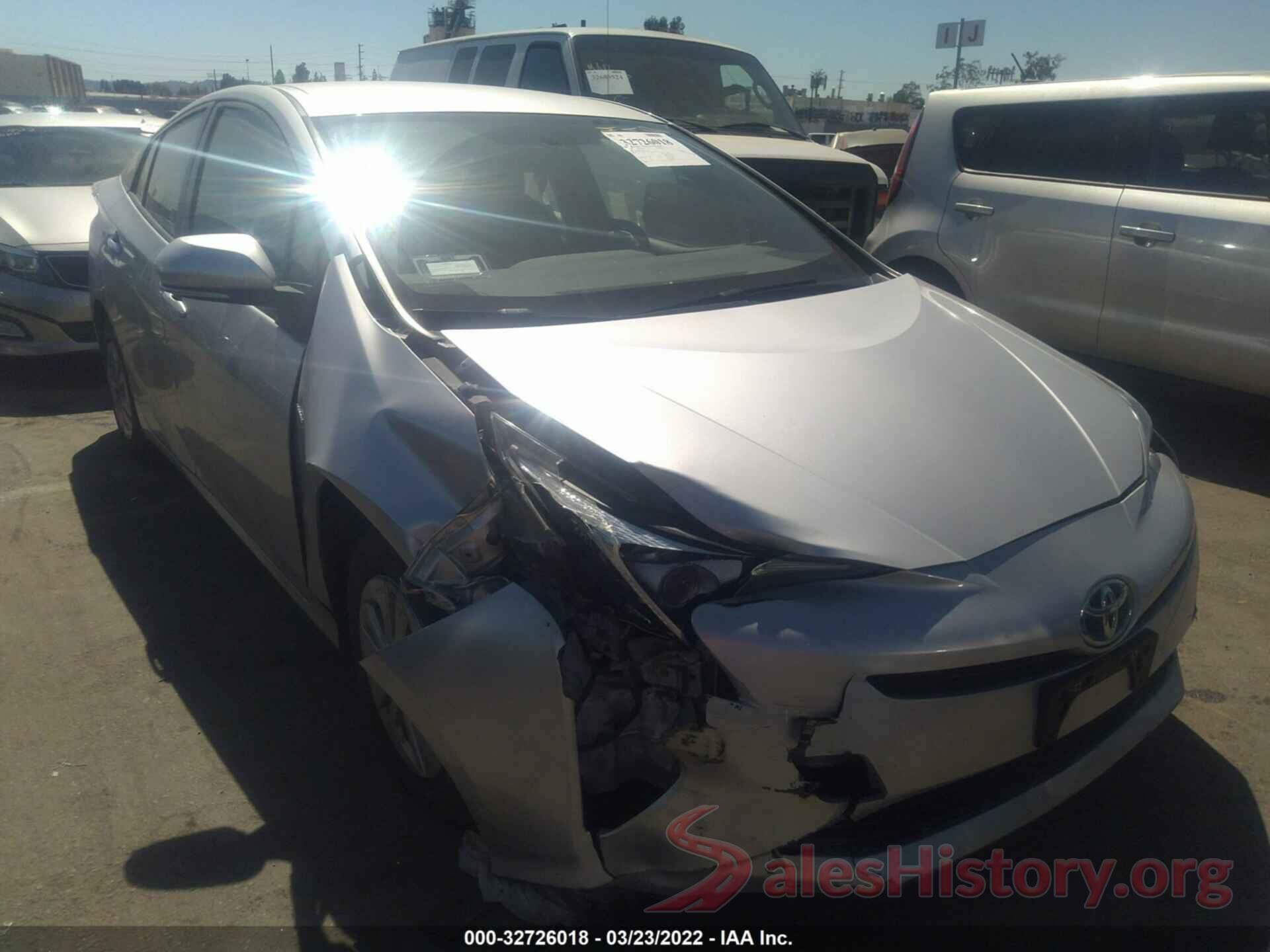 JTDKBRFUXG3022470 2016 TOYOTA PRIUS