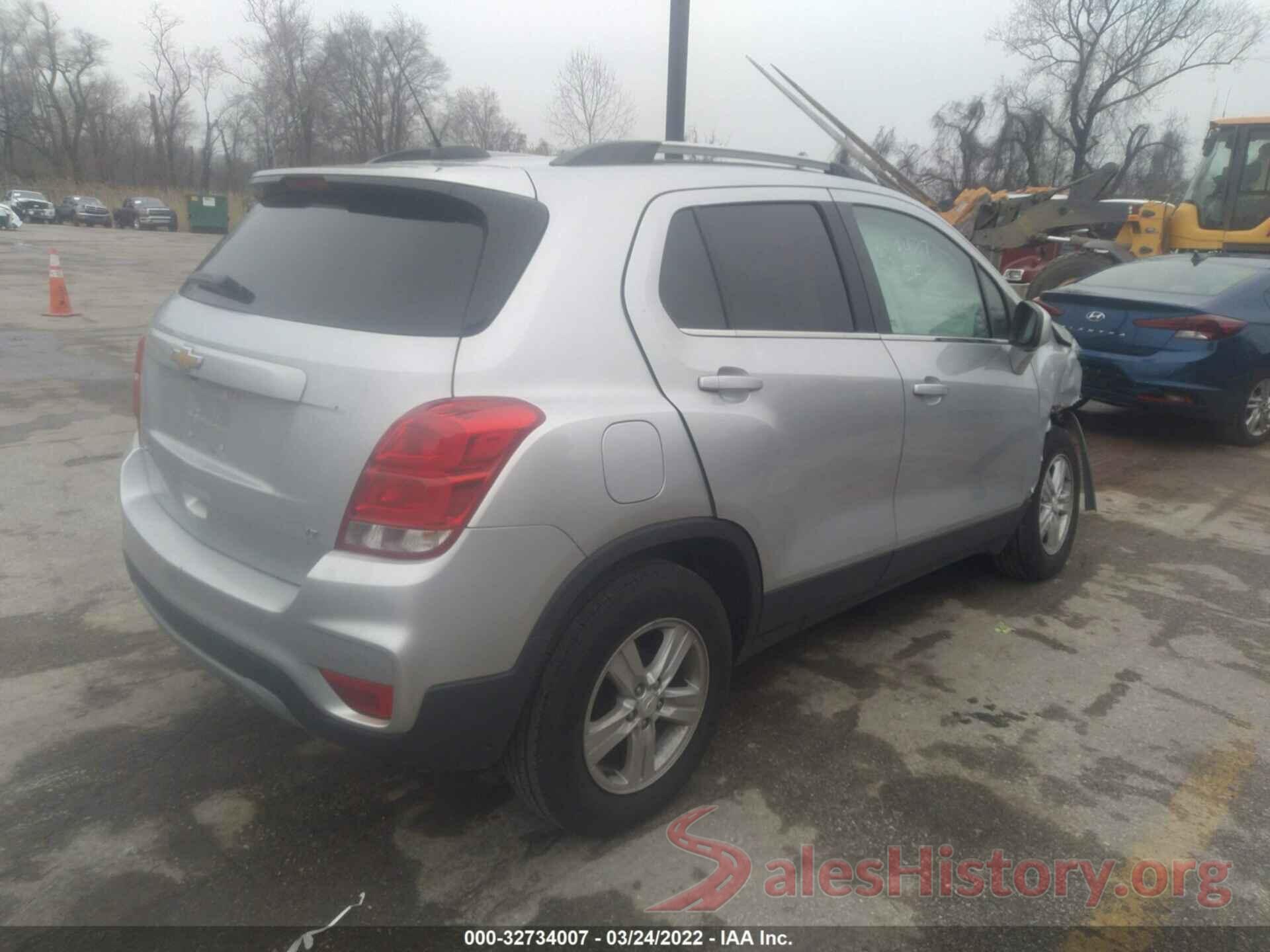 3GNCJLSB5LL287666 2020 CHEVROLET TRAX