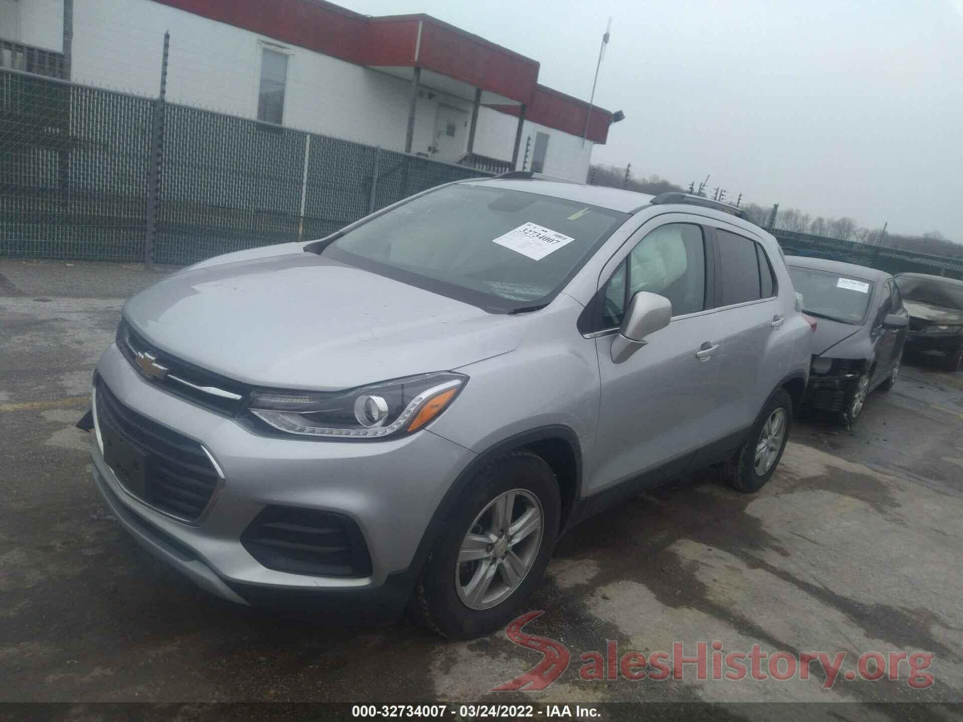 3GNCJLSB5LL287666 2020 CHEVROLET TRAX