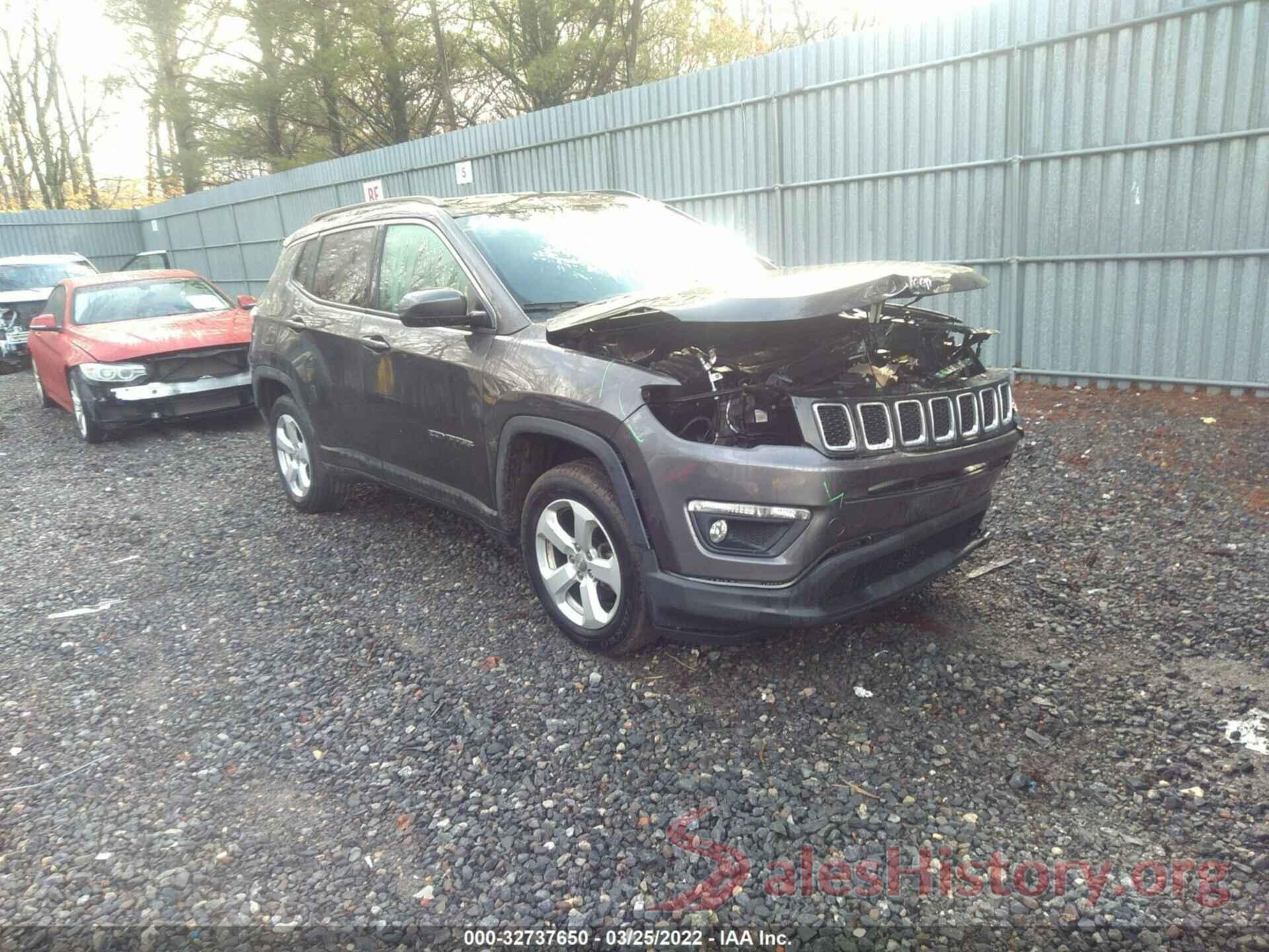 3C4NJDBB9KT593680 2019 JEEP COMPASS