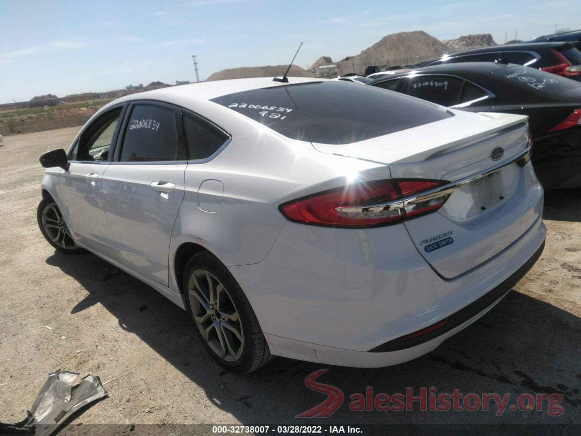 3FA6P0G70HR417029 2017 FORD FUSION