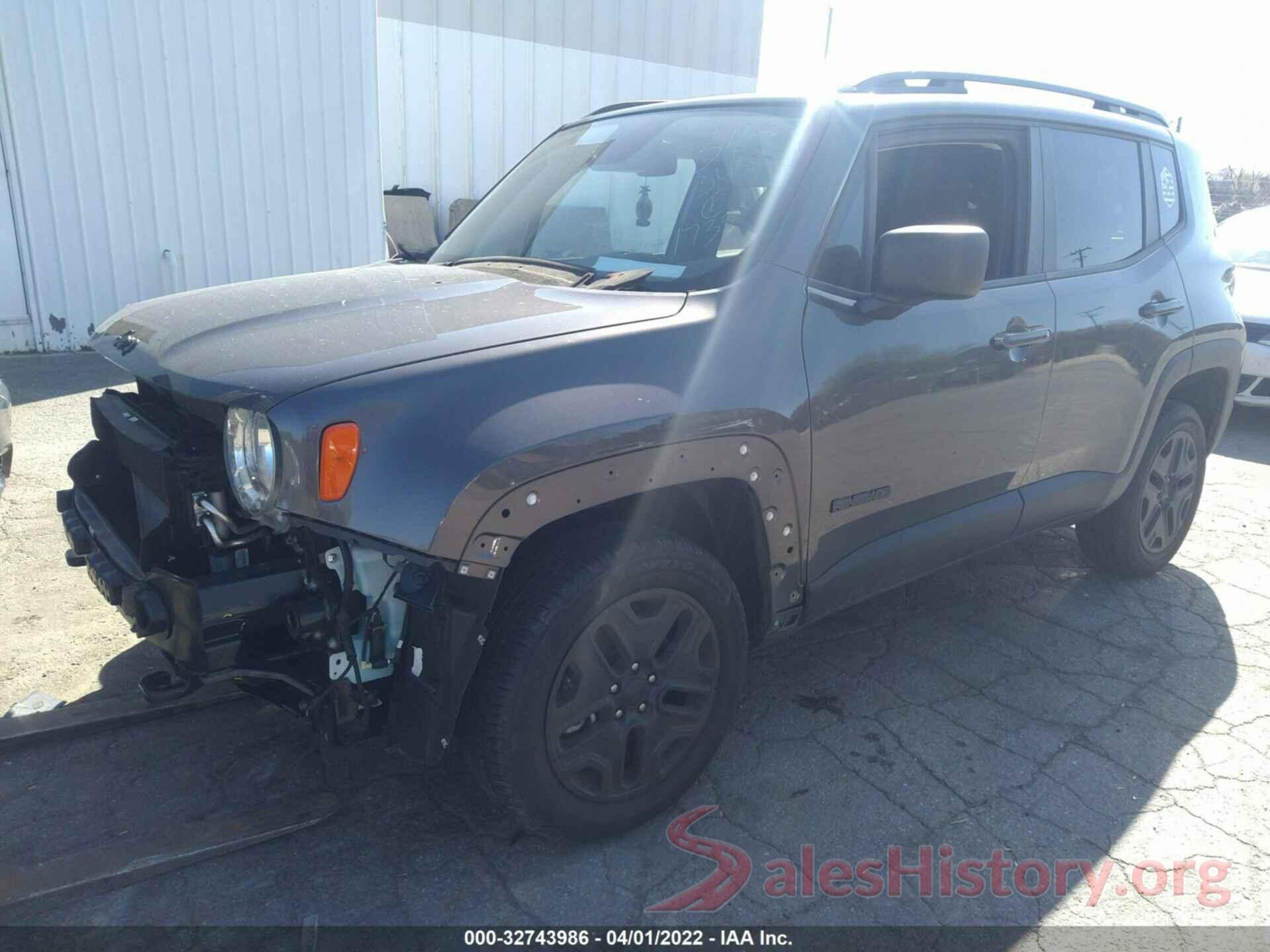 ZACNJBAB0KPK53456 2019 JEEP RENEGADE