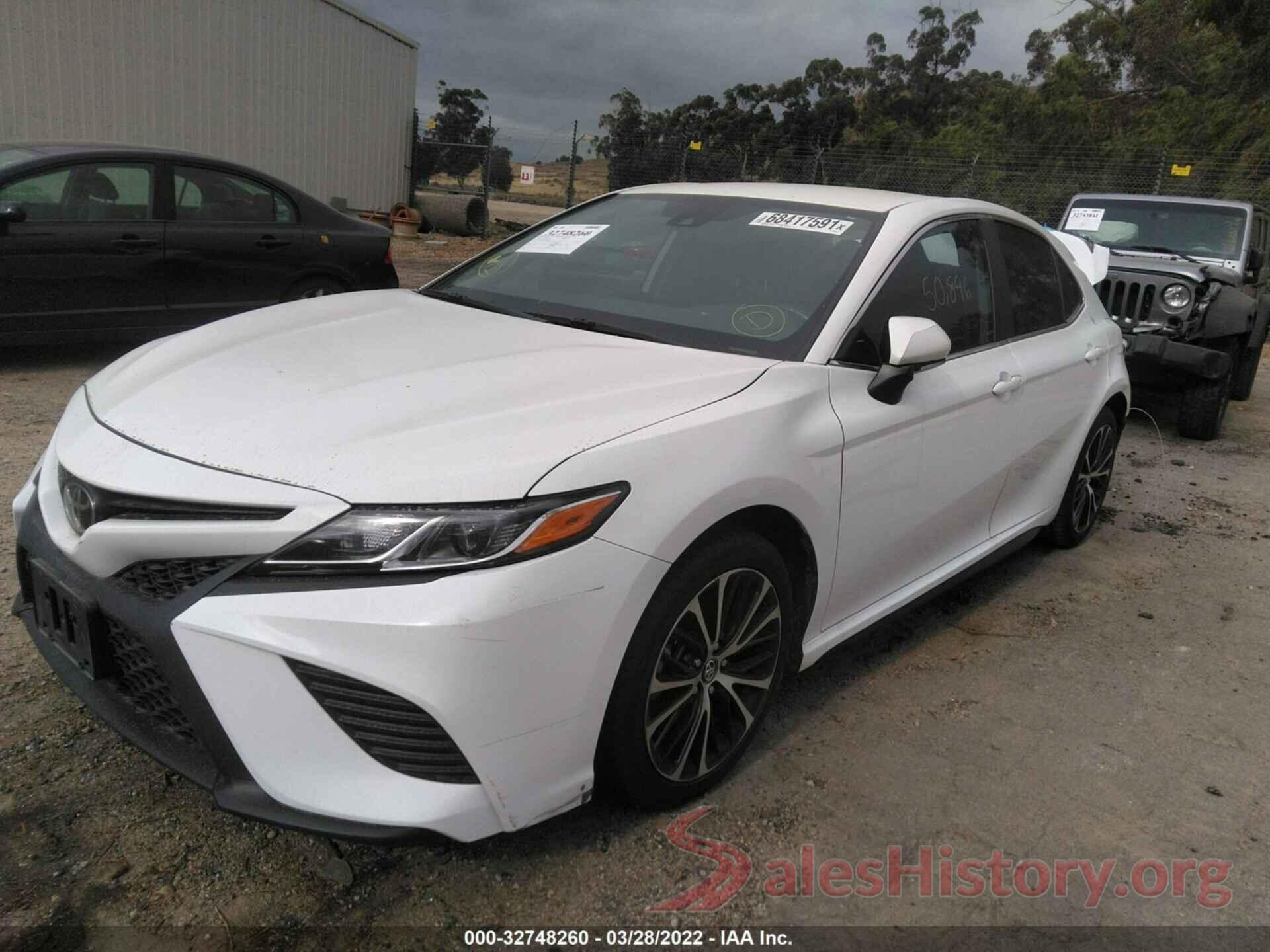 4T1B11HK7KU209745 2019 TOYOTA CAMRY