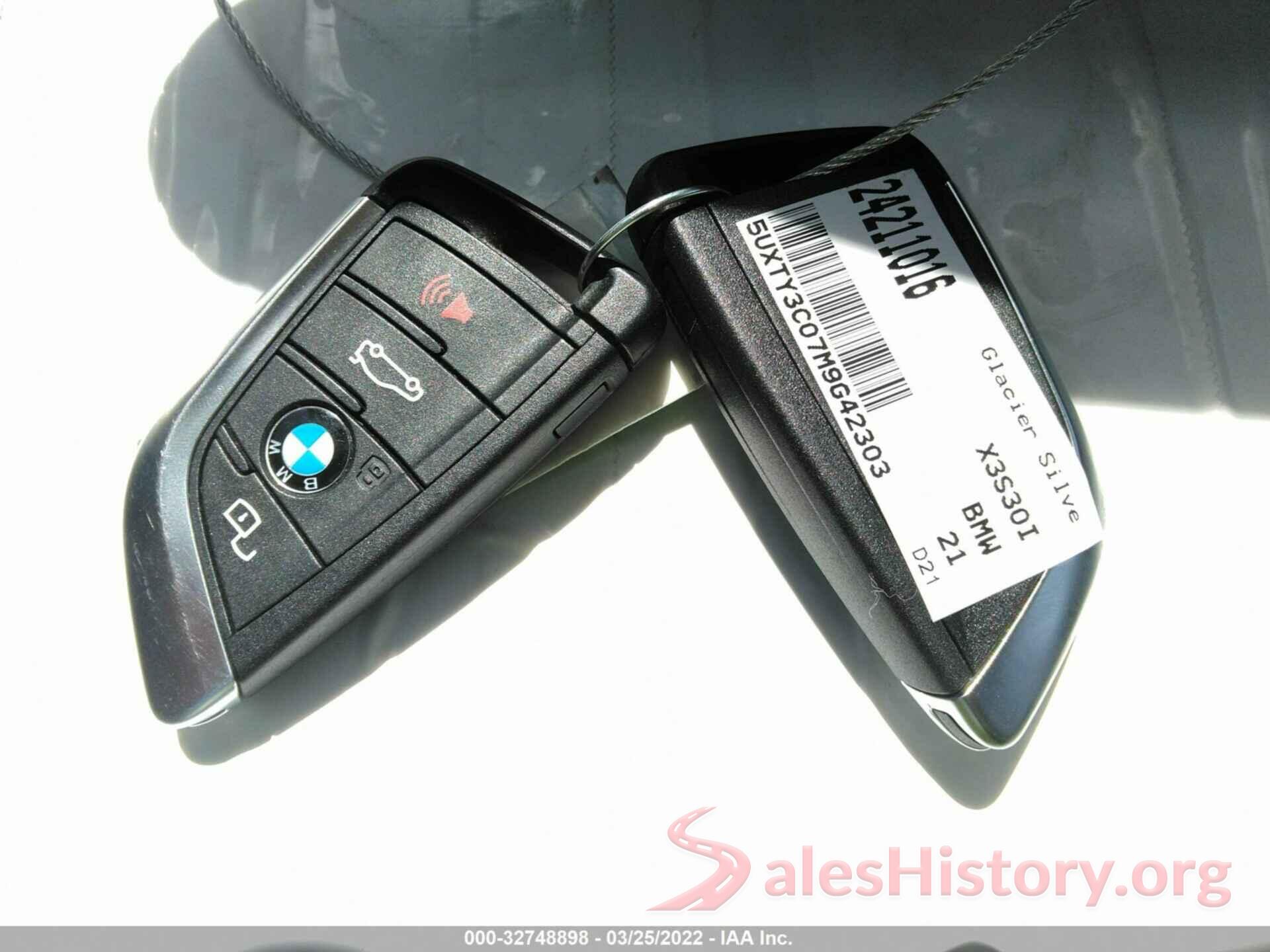 5UXTY3C07M9G42303 2021 BMW X3