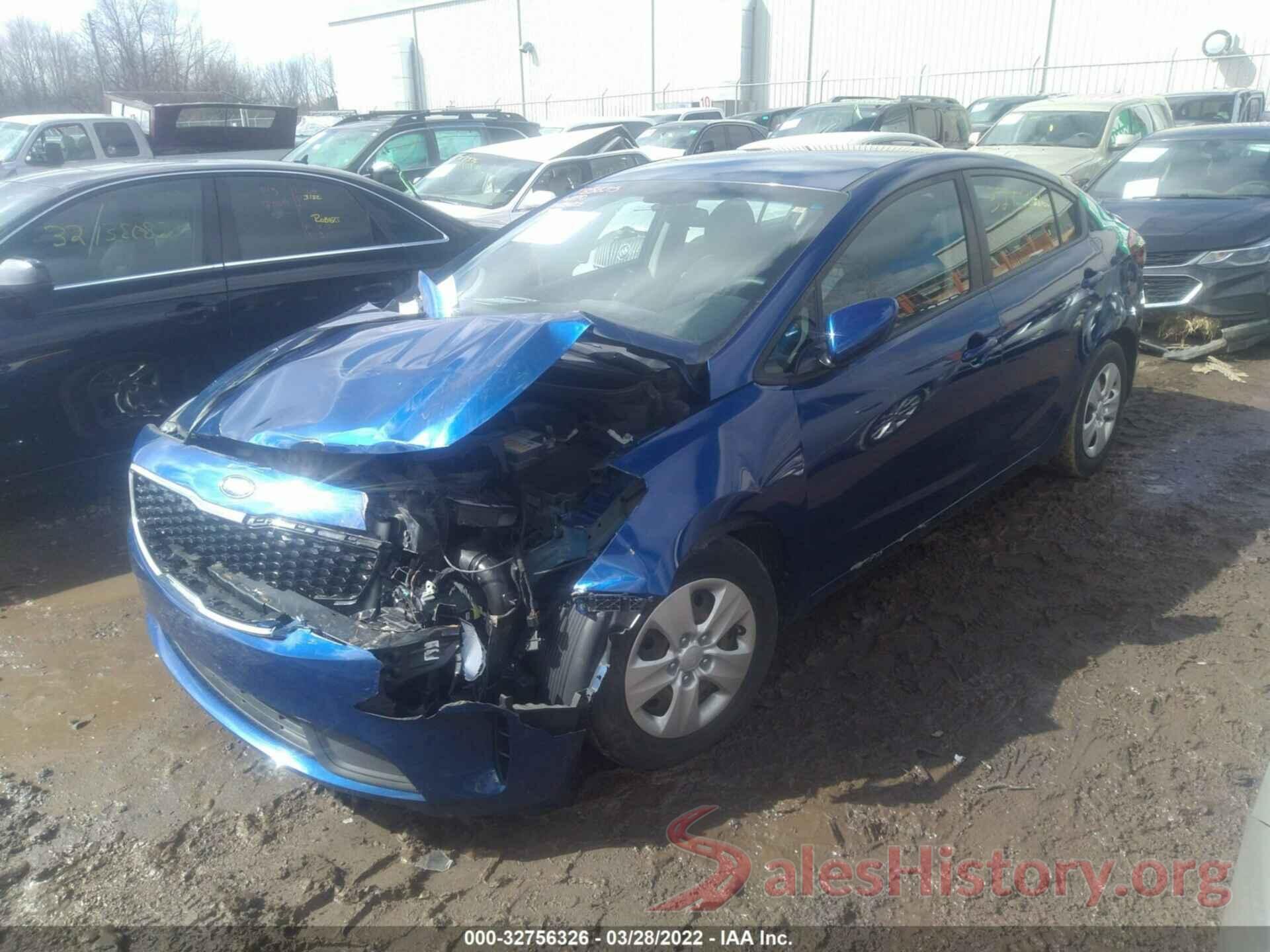 3KPFK4A71HE151357 2017 KIA FORTE