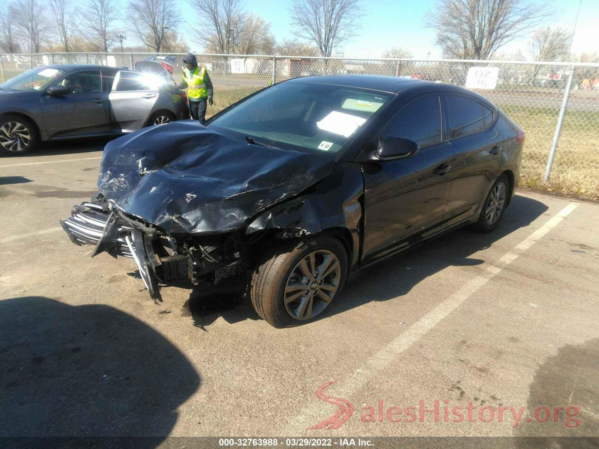 5NPD84LF3JH274296 2018 HYUNDAI ELANTRA