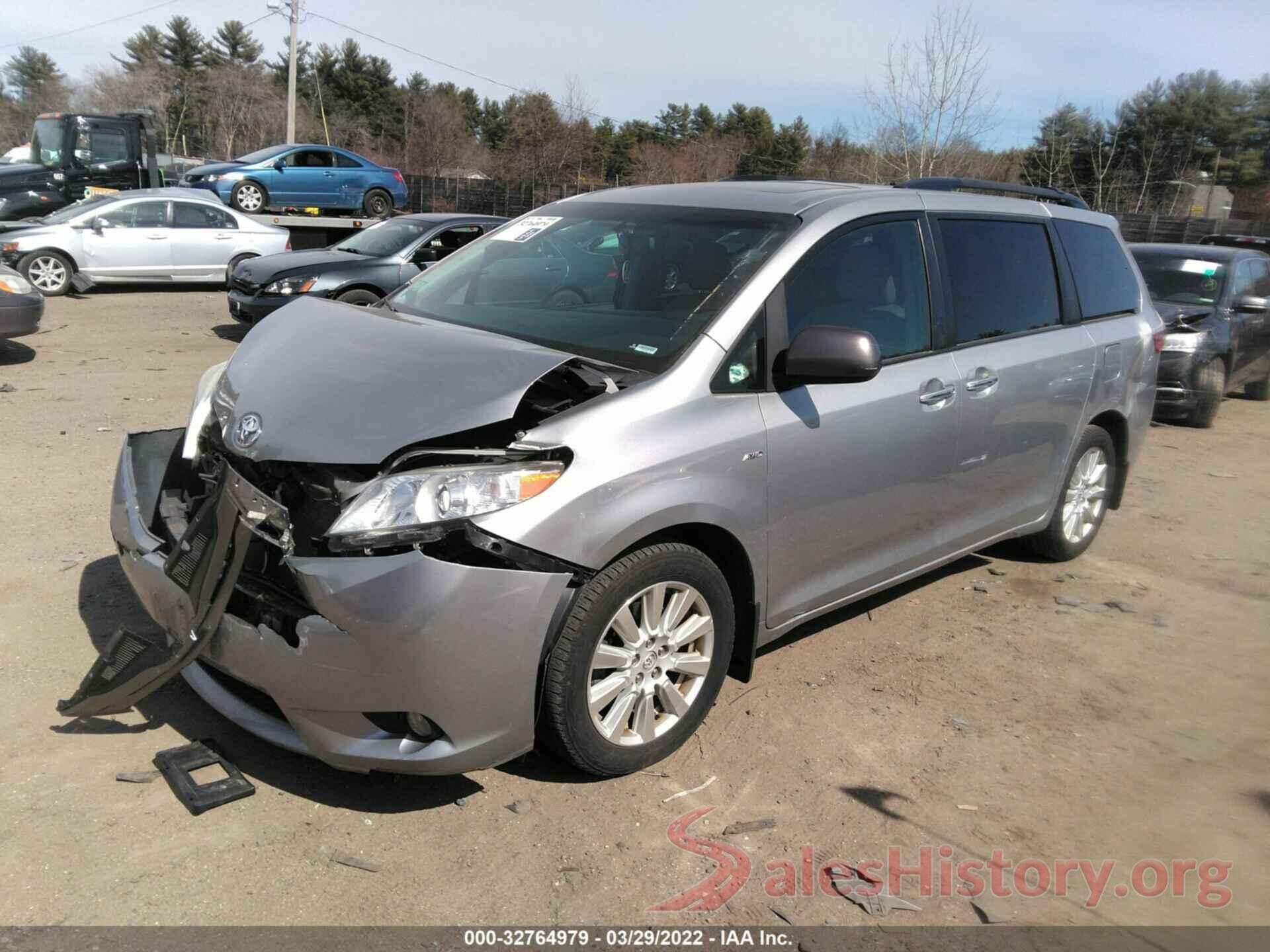 5TDDZ3DCXHS163535 2017 TOYOTA SIENNA