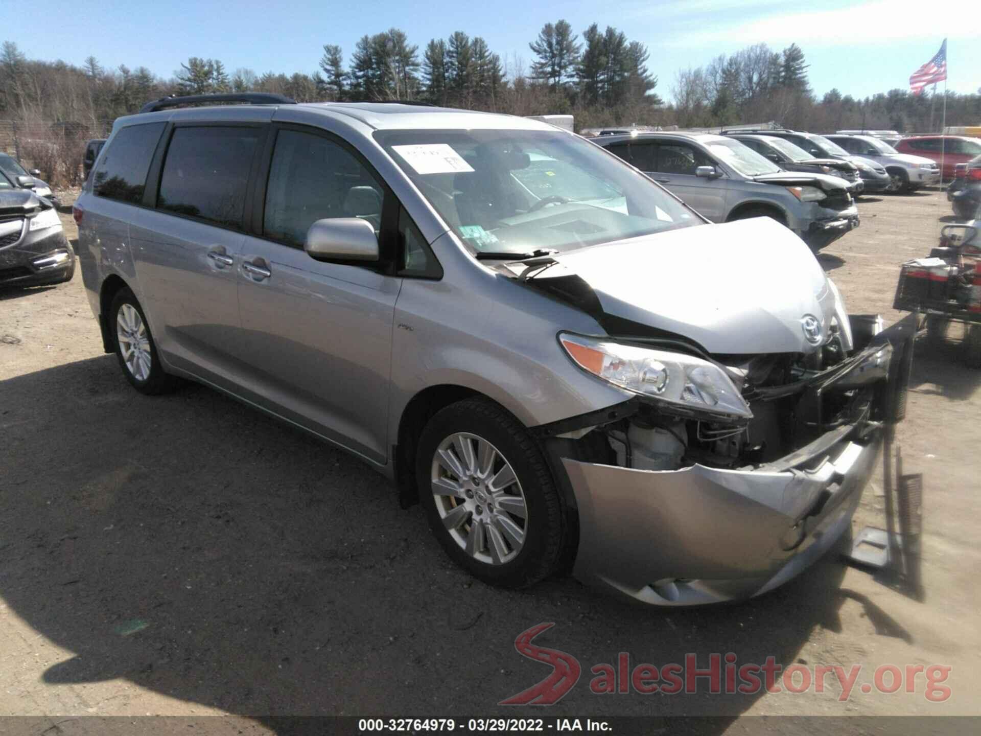 5TDDZ3DCXHS163535 2017 TOYOTA SIENNA