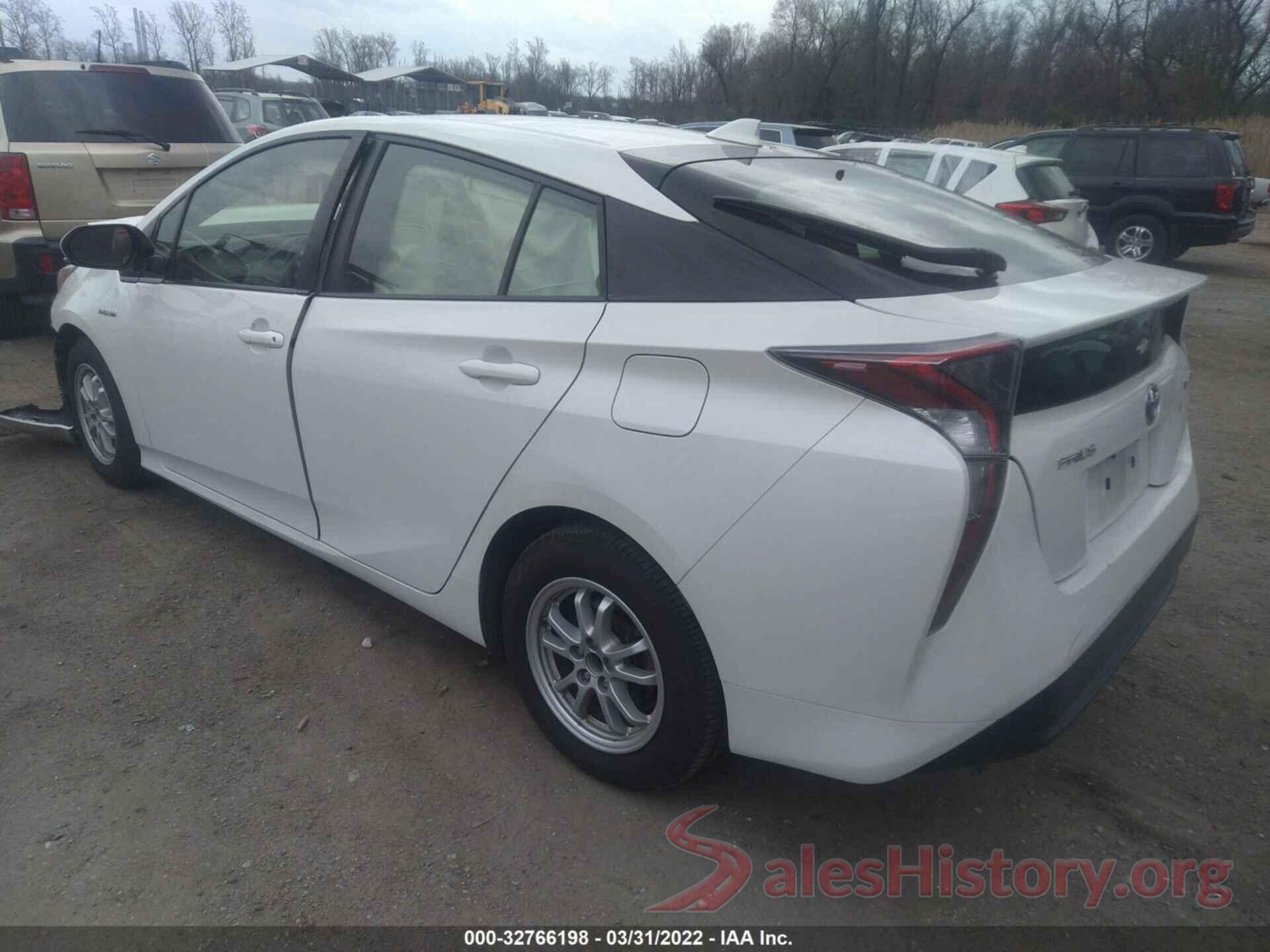 JTDKARFU2G3002250 2016 TOYOTA PRIUS