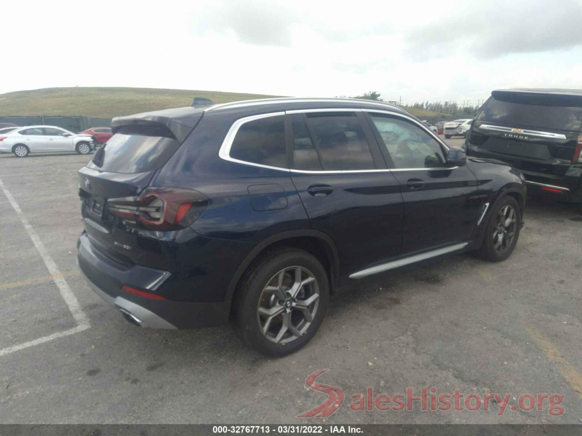 5UX43DP08N9K35852 2022 BMW X3