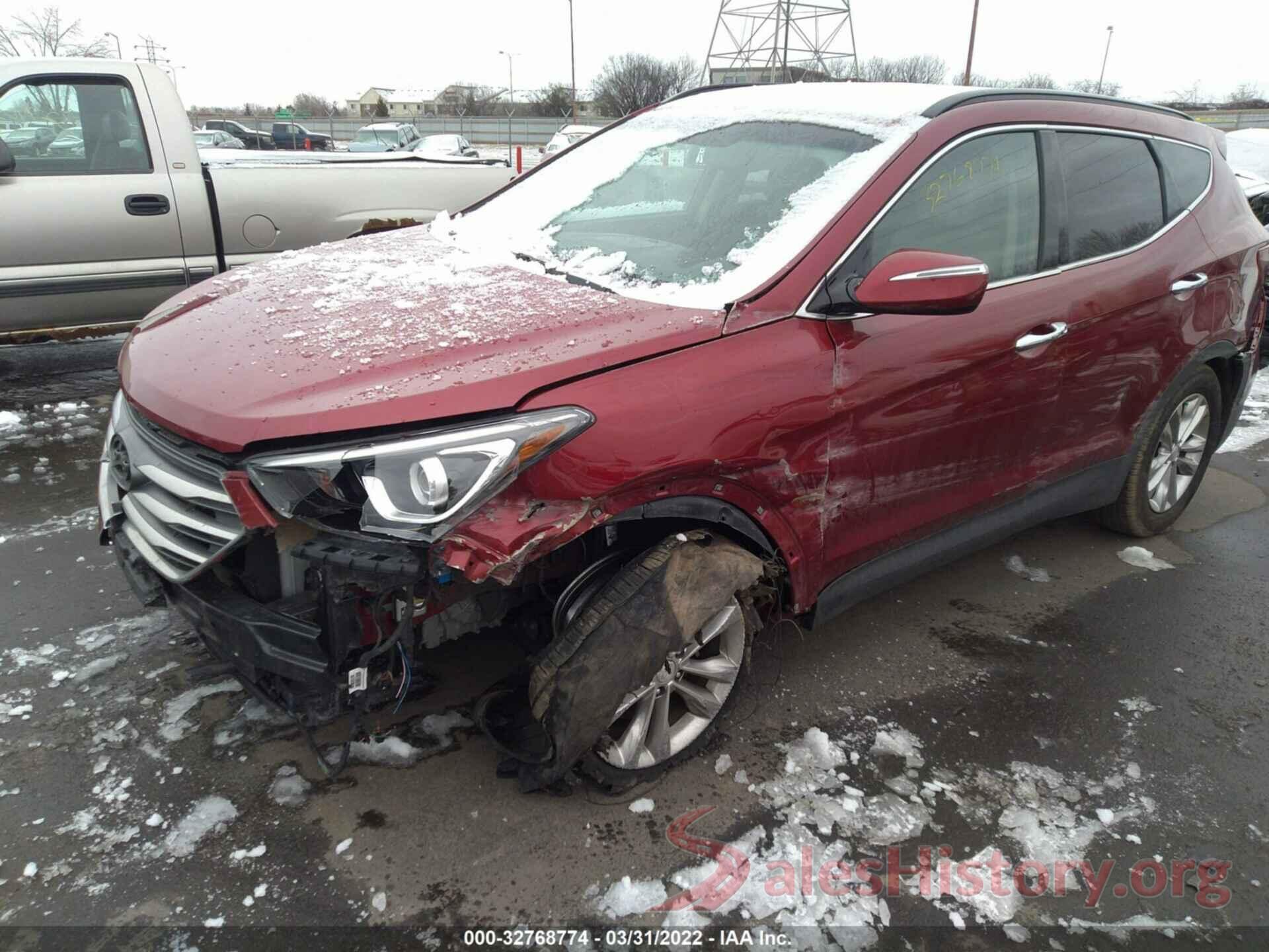 5XYZU4LA6HG477352 2017 HYUNDAI SANTA FE SPORT