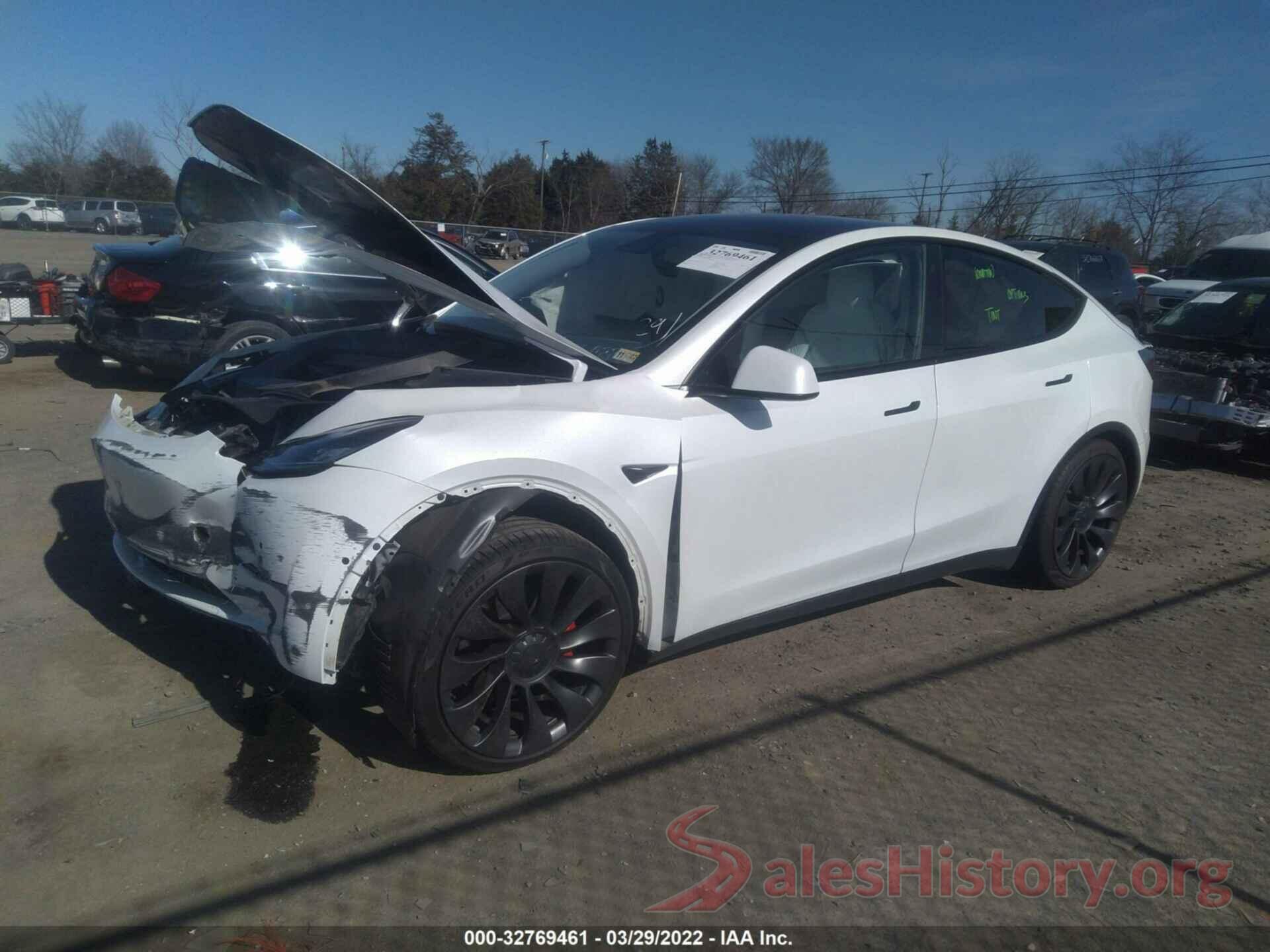 5YJYGDEF7LF025633 2020 TESLA MODEL Y