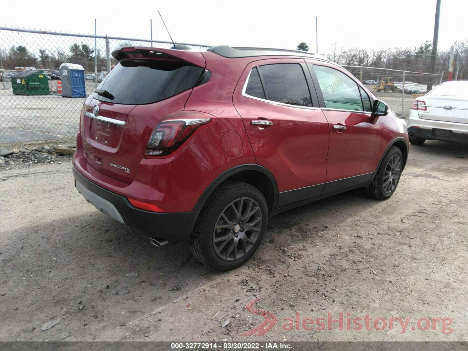 KL4CJ2SBXKB961789 2019 BUICK ENCORE