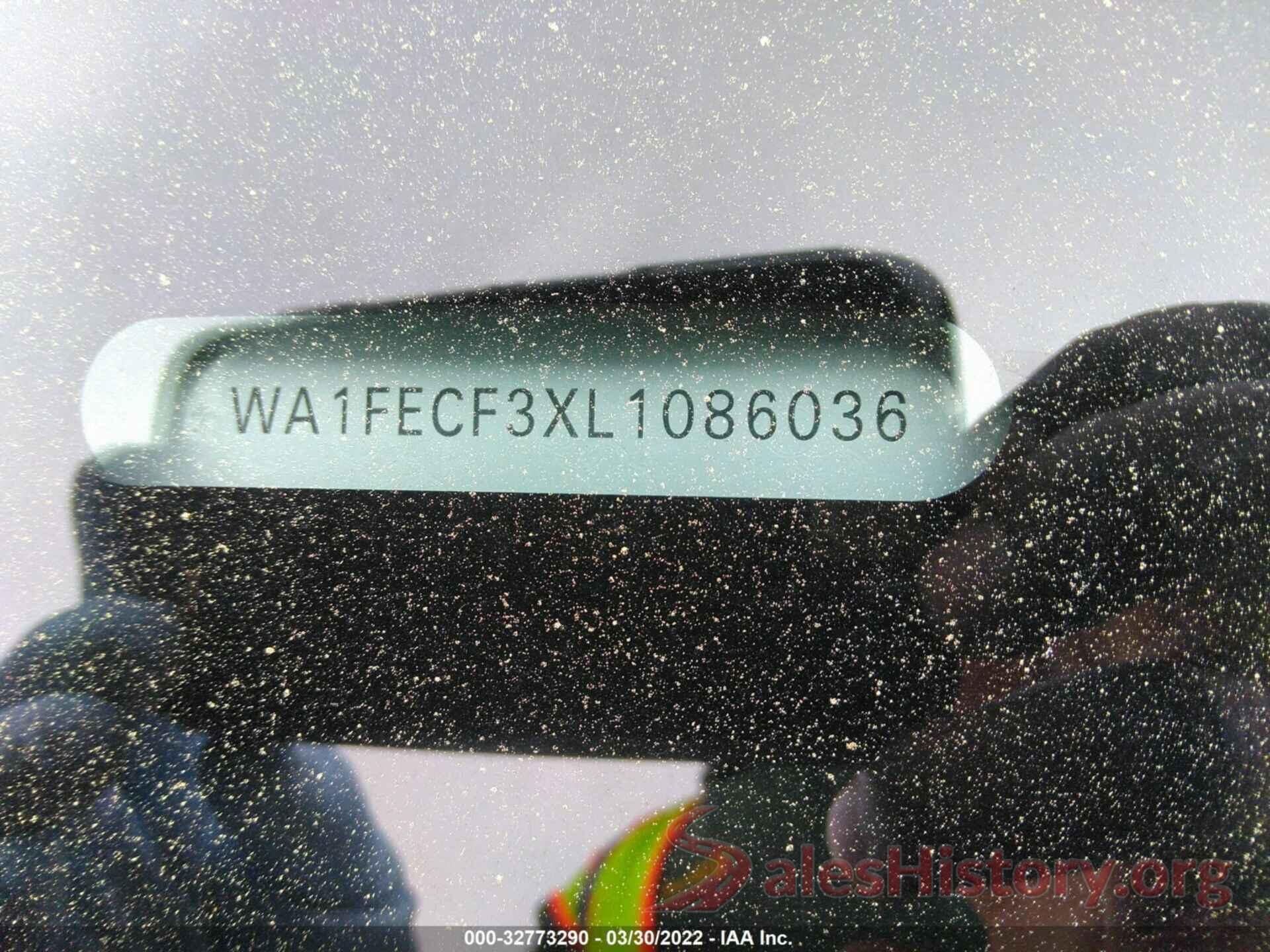 WA1FECF3XL1086036 2020 AUDI Q3