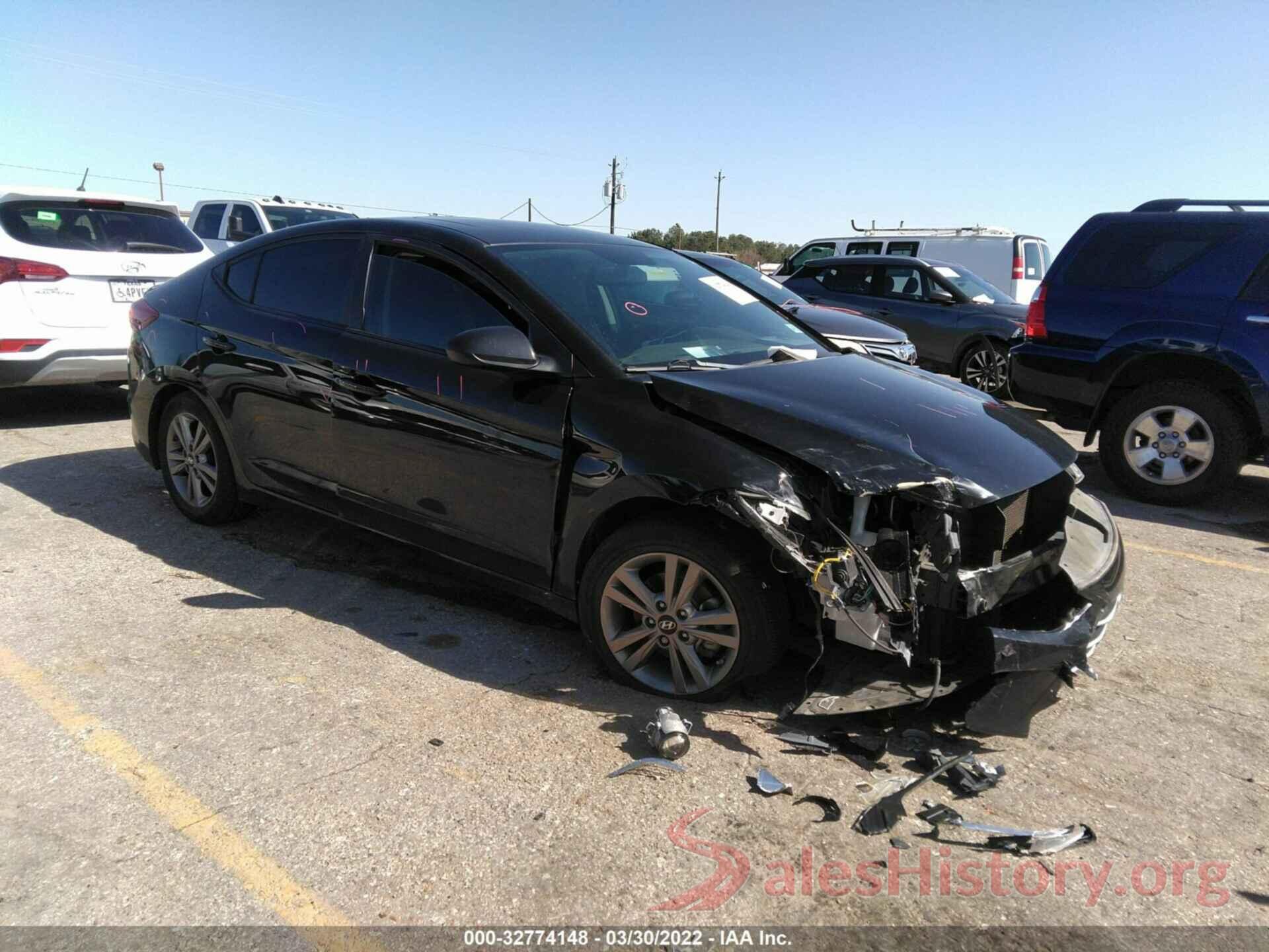 KMHD84LF1JU489435 2018 HYUNDAI ELANTRA