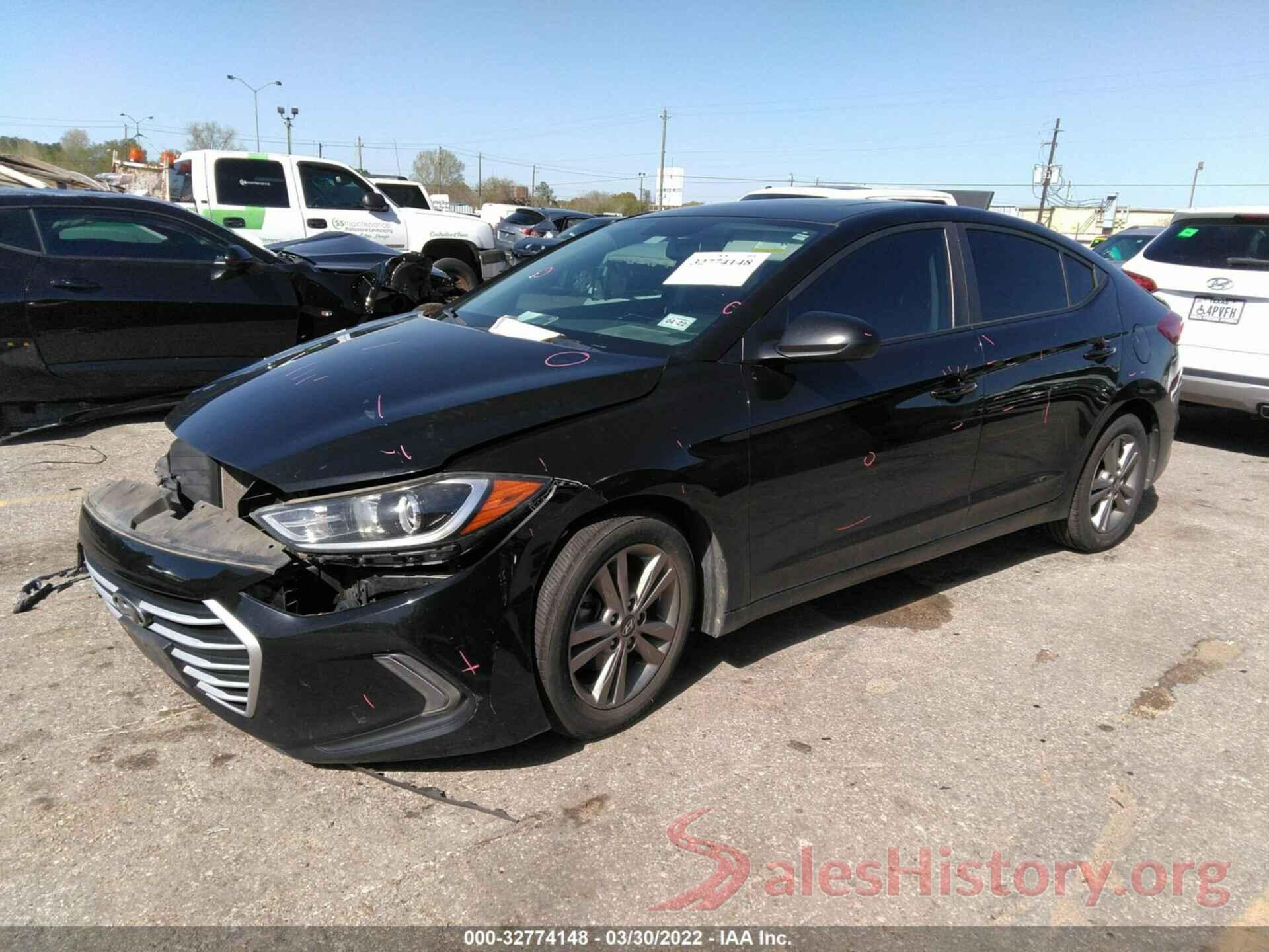 KMHD84LF1JU489435 2018 HYUNDAI ELANTRA