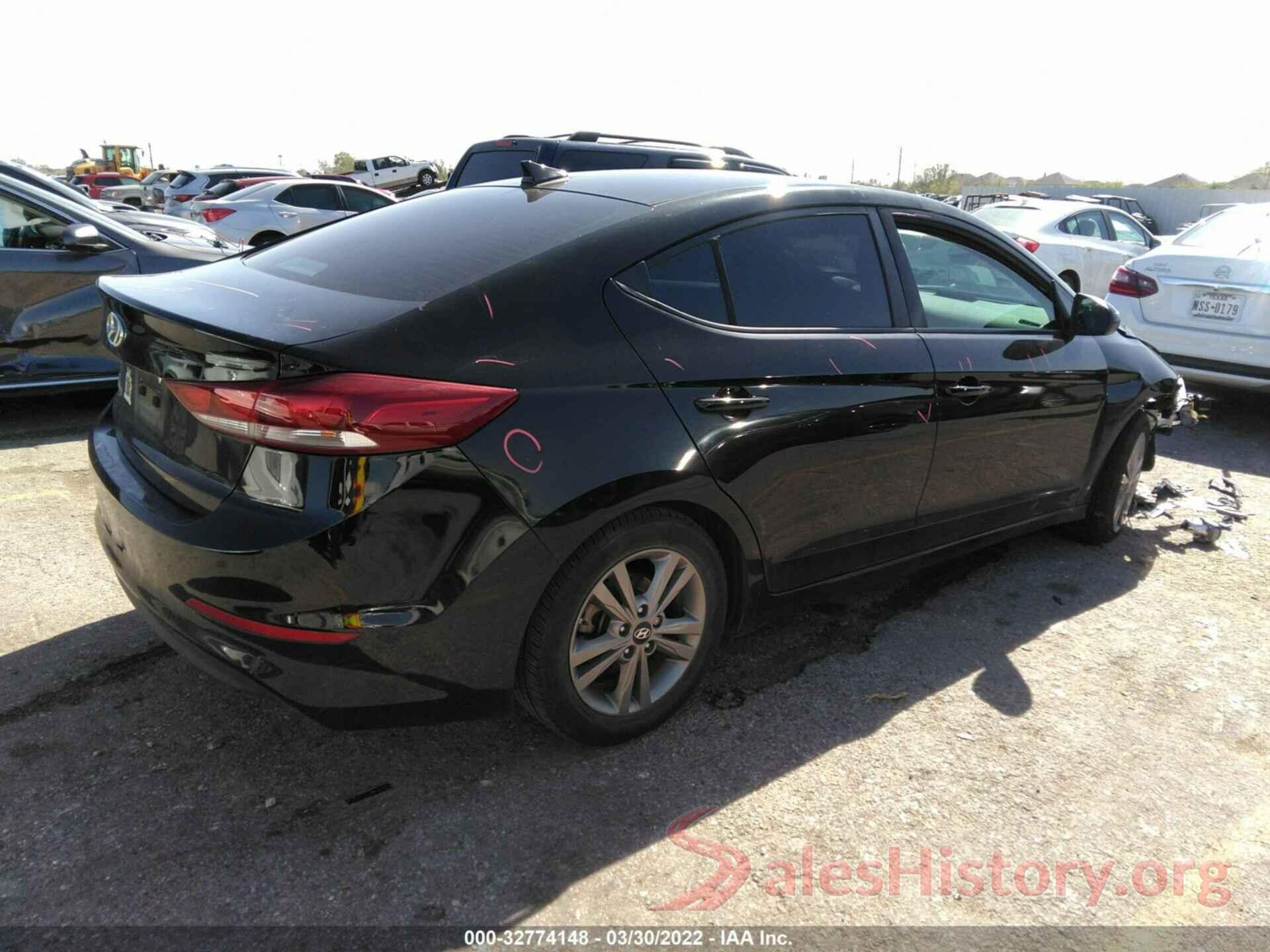 KMHD84LF1JU489435 2018 HYUNDAI ELANTRA