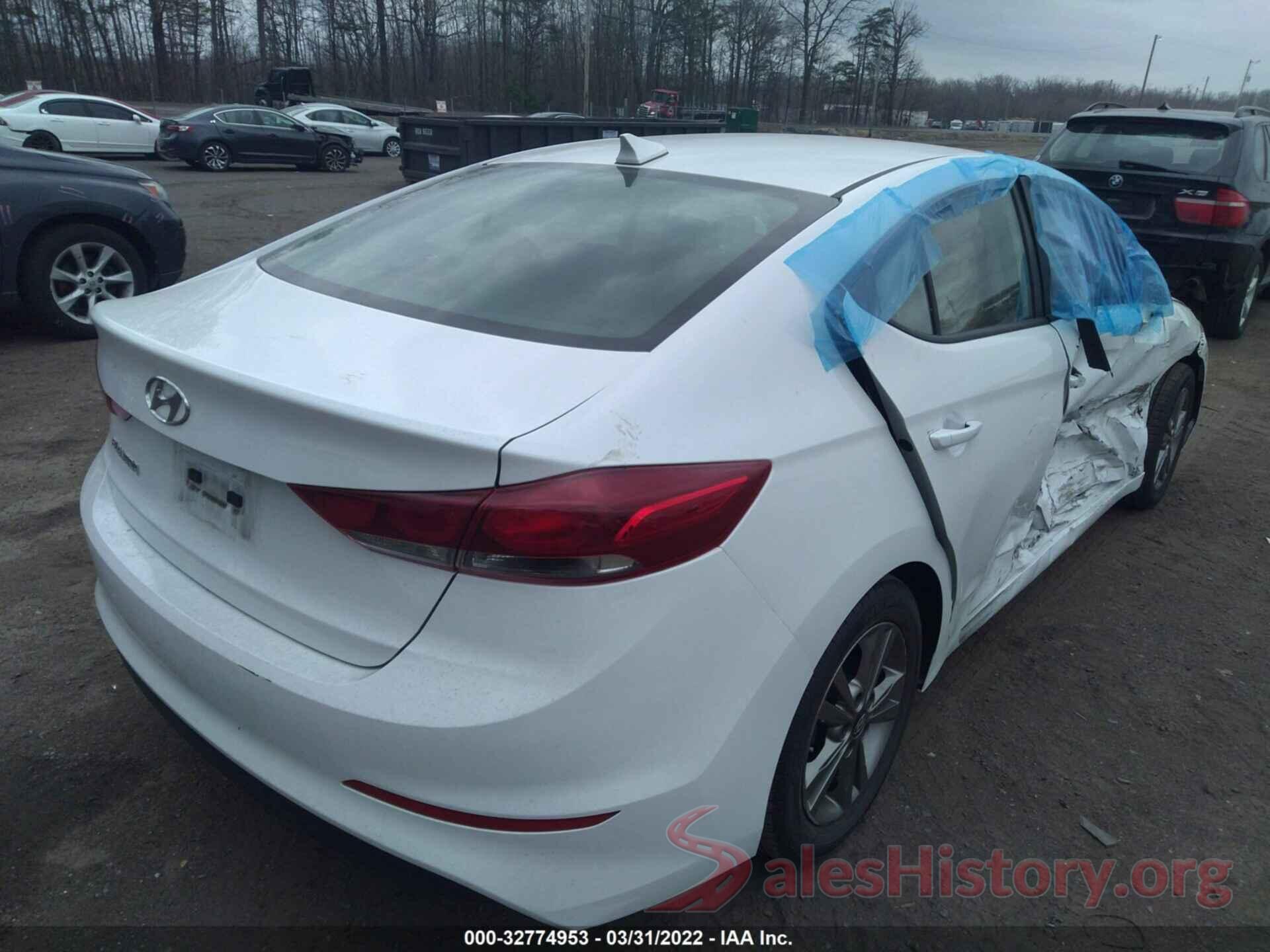 5NPD84LF0JH372878 2018 HYUNDAI ELANTRA