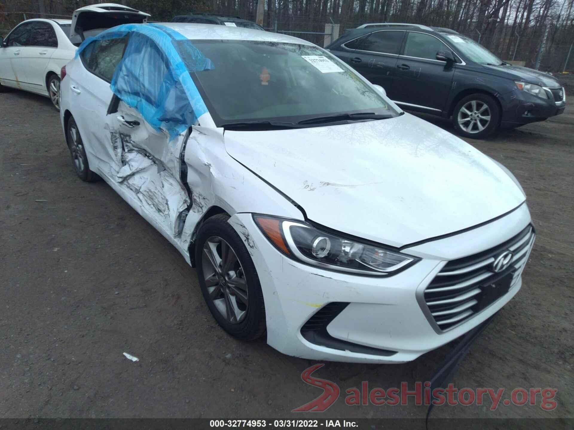 5NPD84LF0JH372878 2018 HYUNDAI ELANTRA