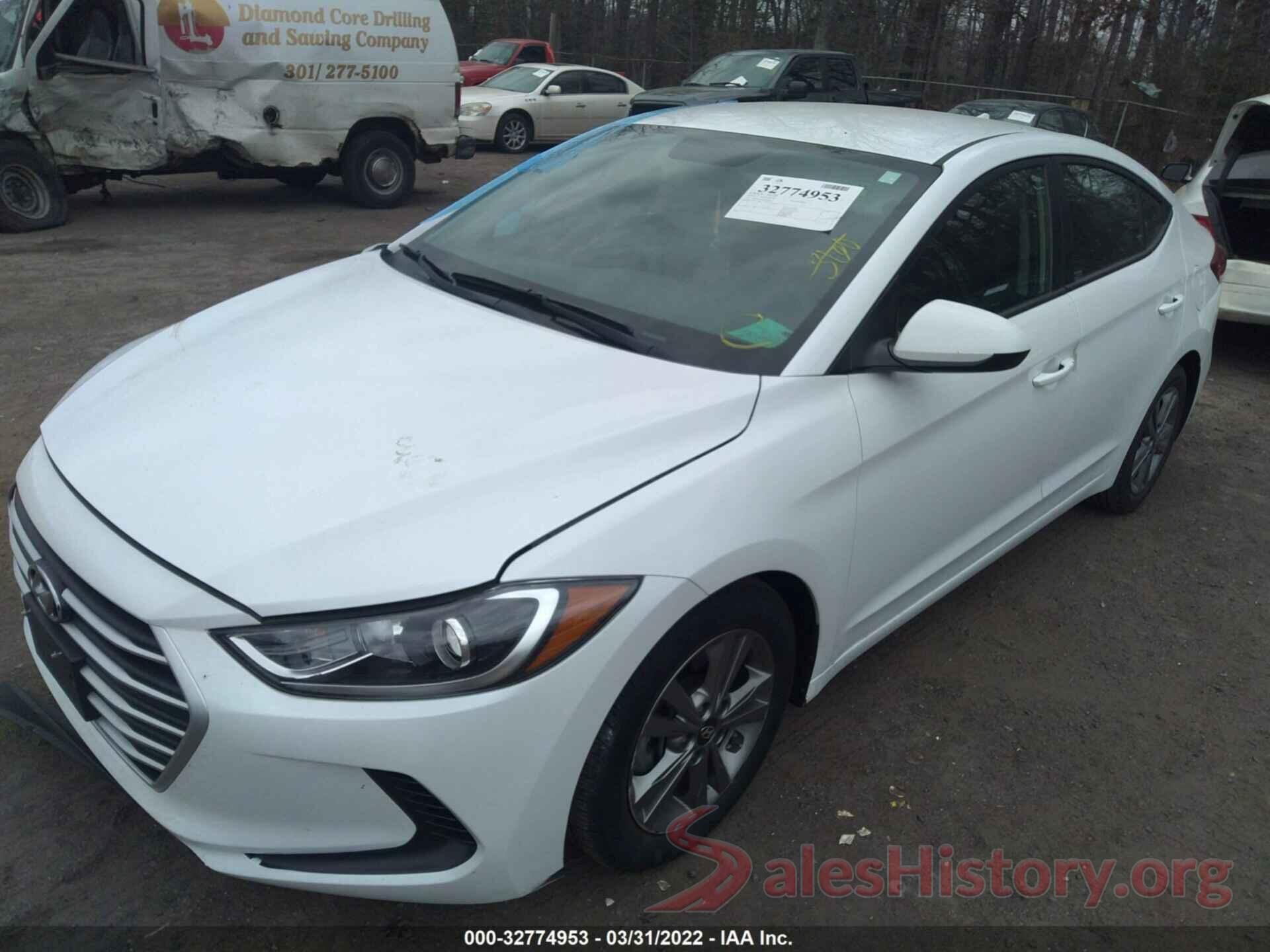 5NPD84LF0JH372878 2018 HYUNDAI ELANTRA