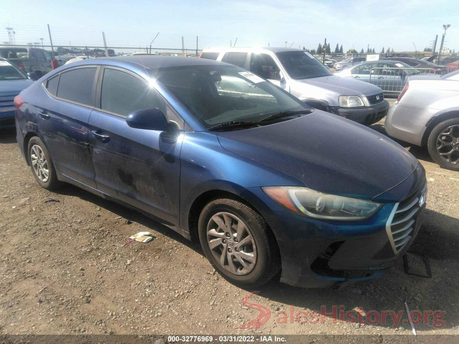 5NPD74LF6HH165862 2017 HYUNDAI ELANTRA