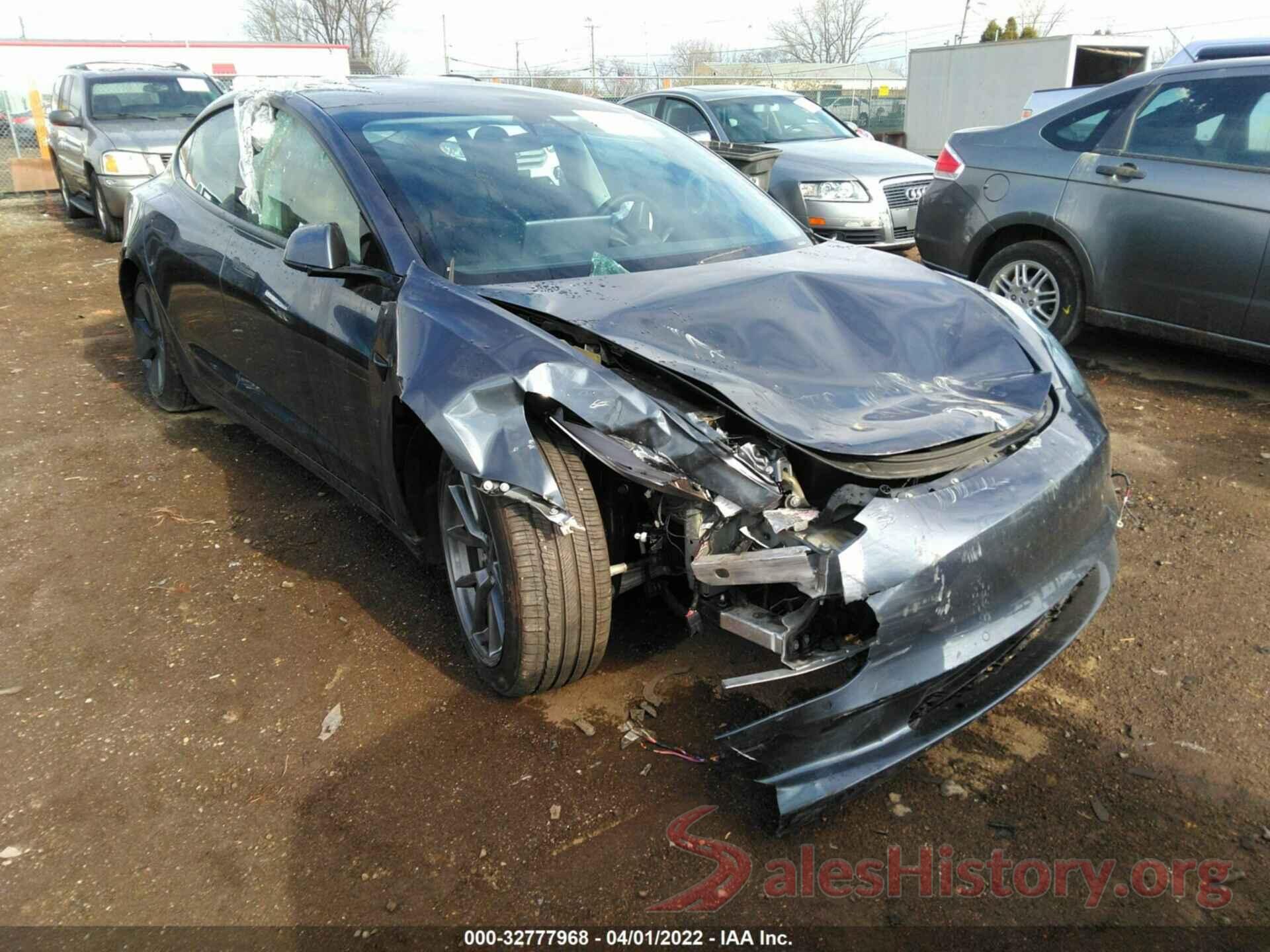 5YJ3E1EB6MF836739 2021 TESLA MODEL 3