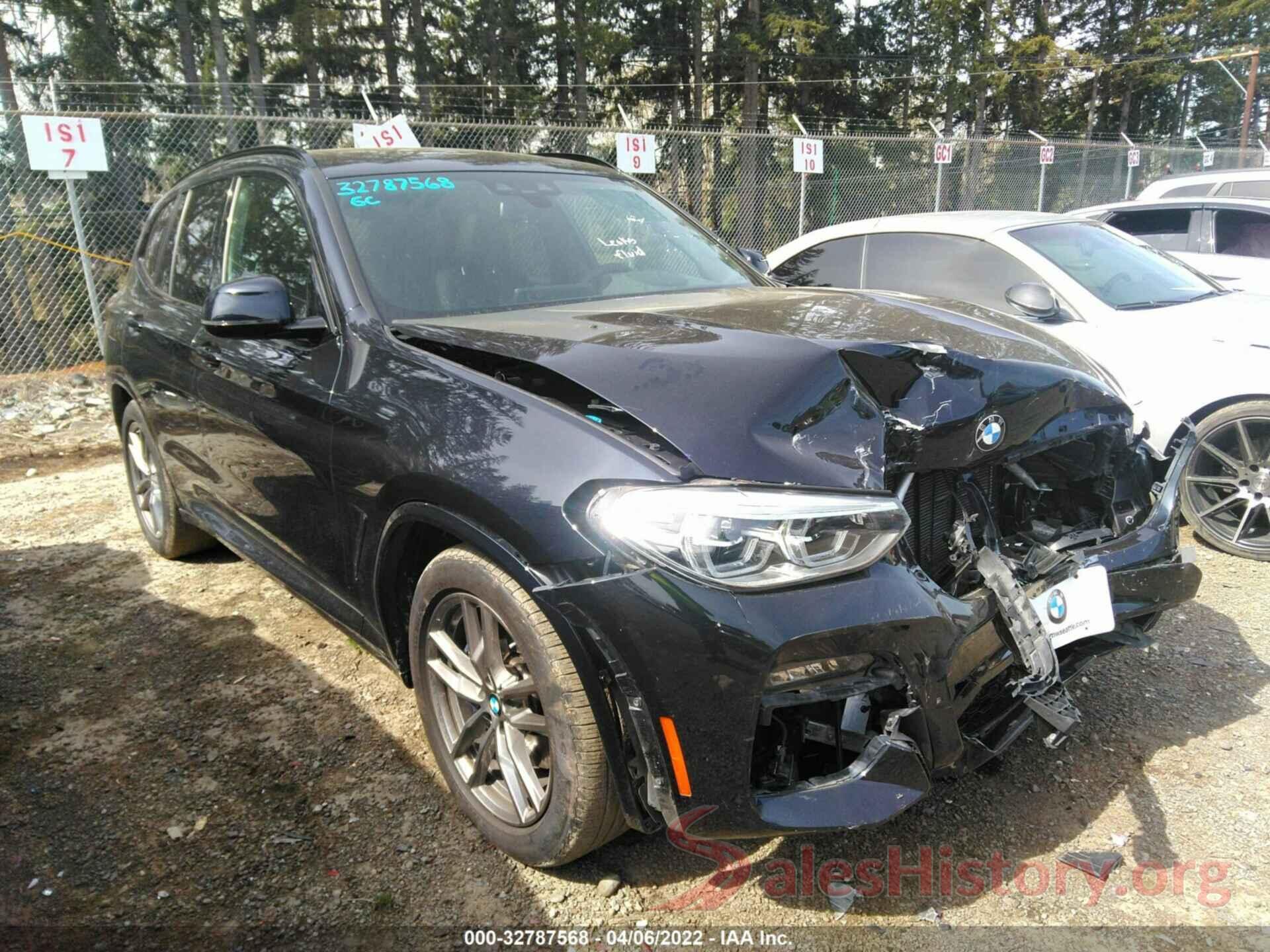 5UXTY9C05M9E77550 2021 BMW X3