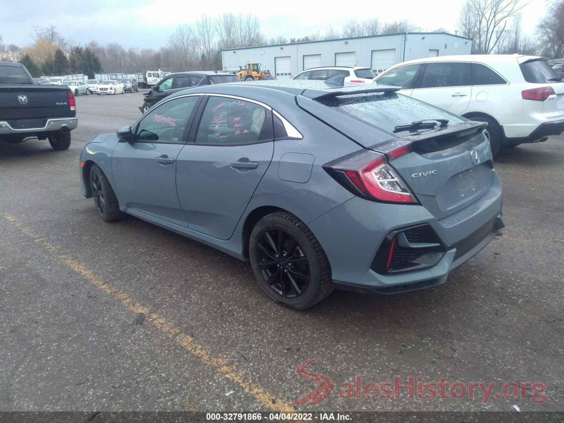 SHHFK7H67MU221039 2021 HONDA CIVIC HATCHBACK