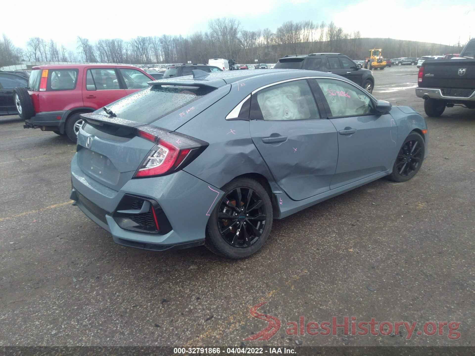 SHHFK7H67MU221039 2021 HONDA CIVIC HATCHBACK