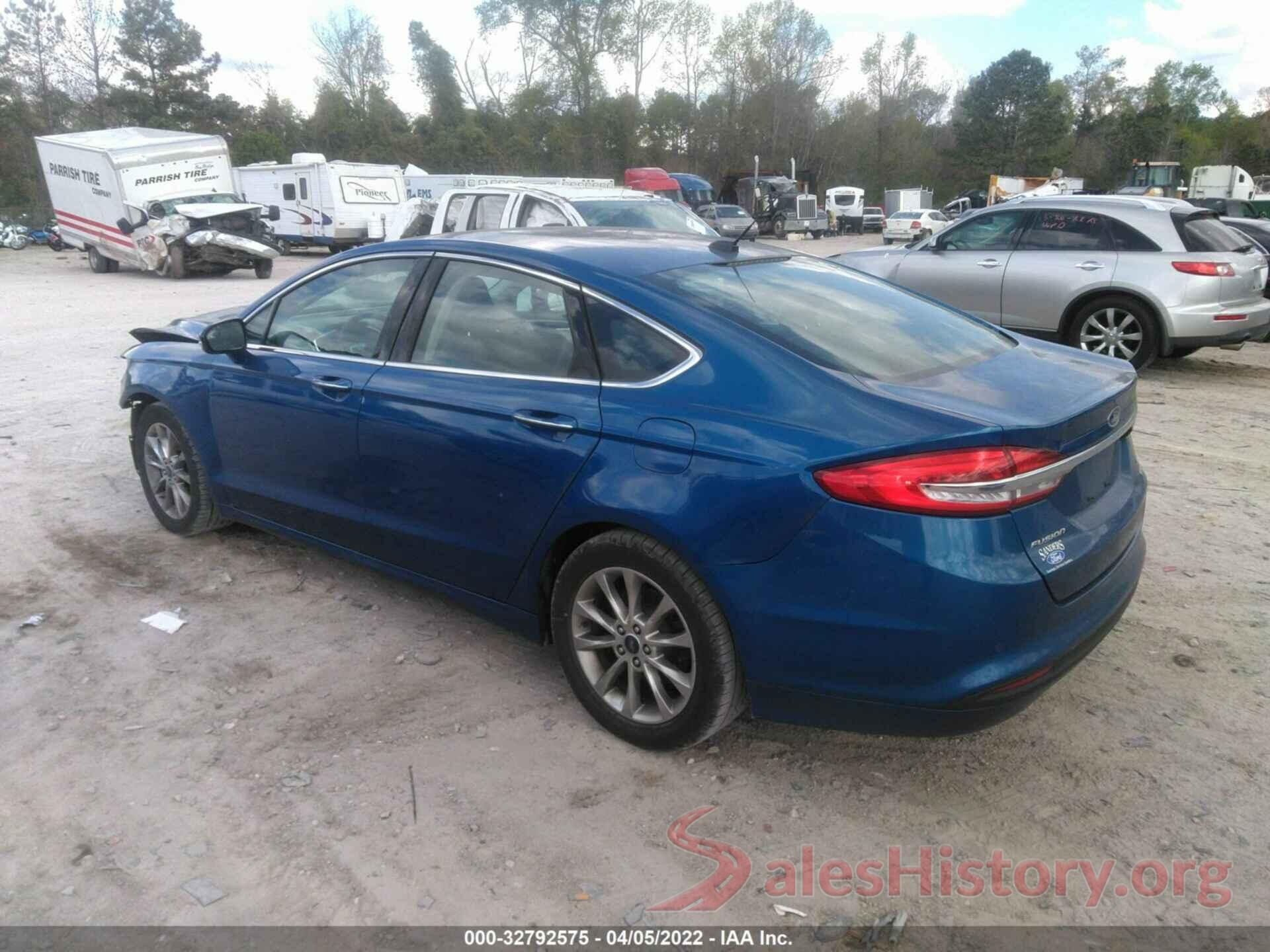 3FA6P0HD6HR309244 2017 FORD FUSION