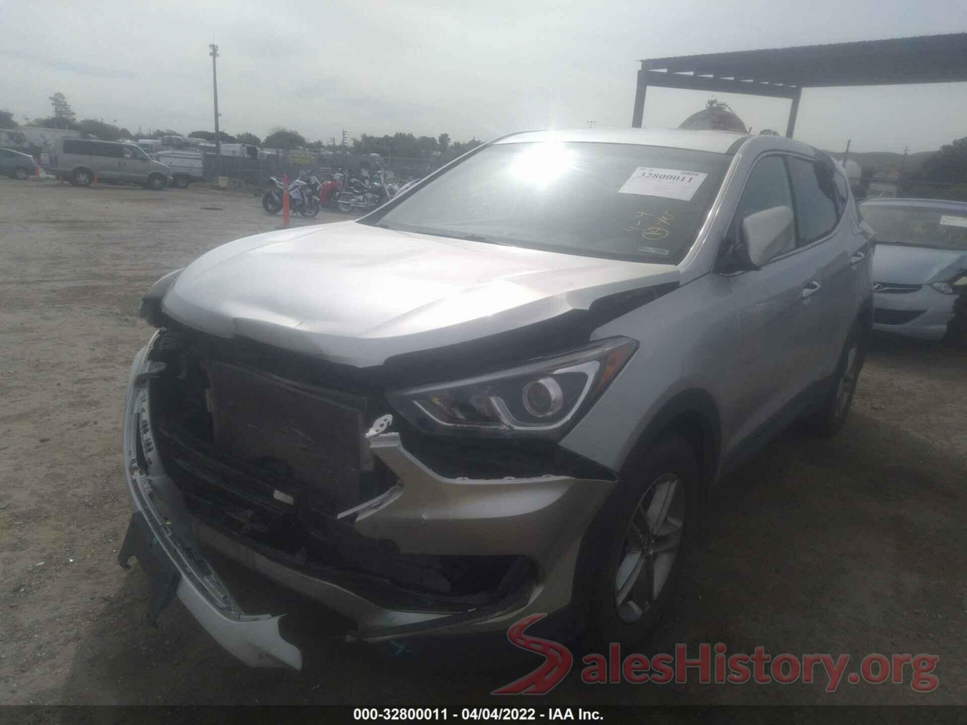 5XYZTDLB6JG572432 2018 HYUNDAI SANTA FE SPORT