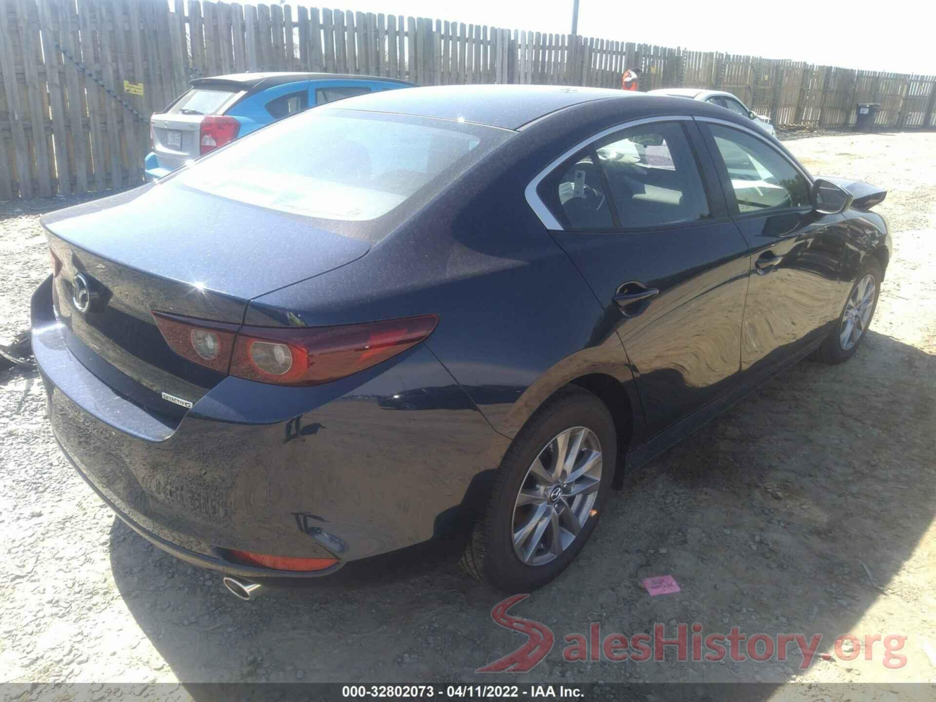 3MZBPAAL7NM301319 2022 MAZDA MAZDA3 SEDAN