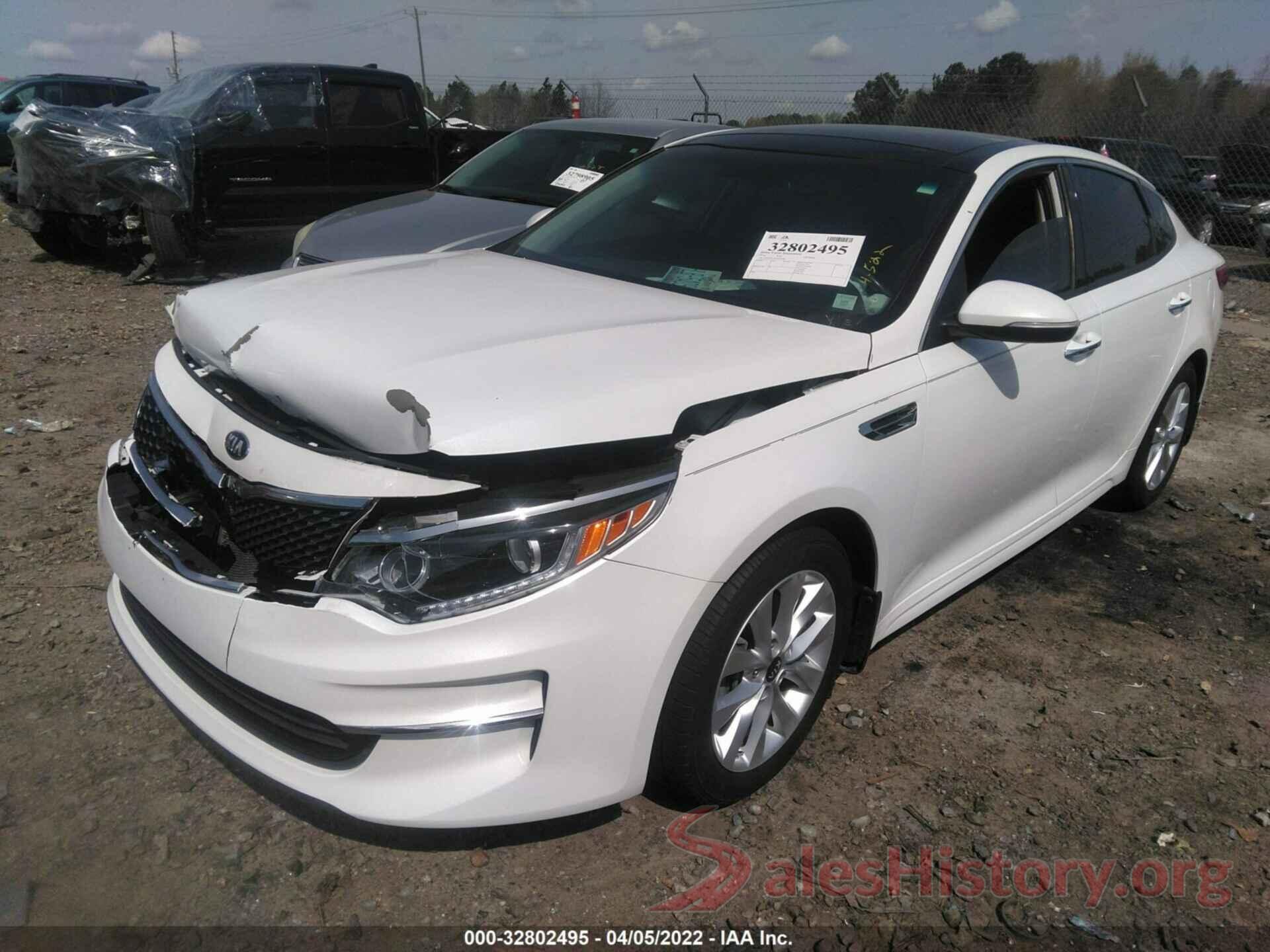 5XXGU4L36GG054766 2016 KIA OPTIMA