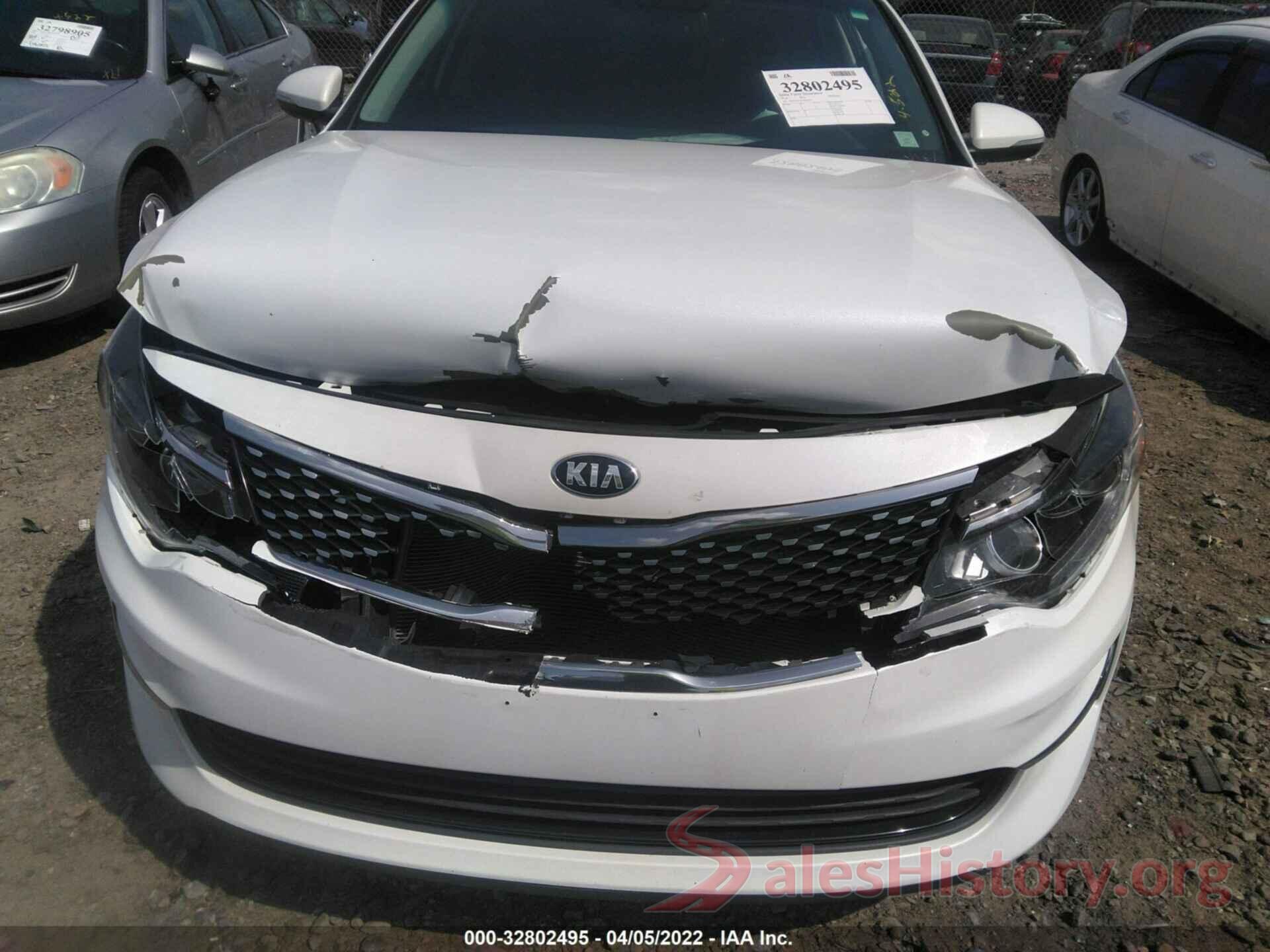 5XXGU4L36GG054766 2016 KIA OPTIMA