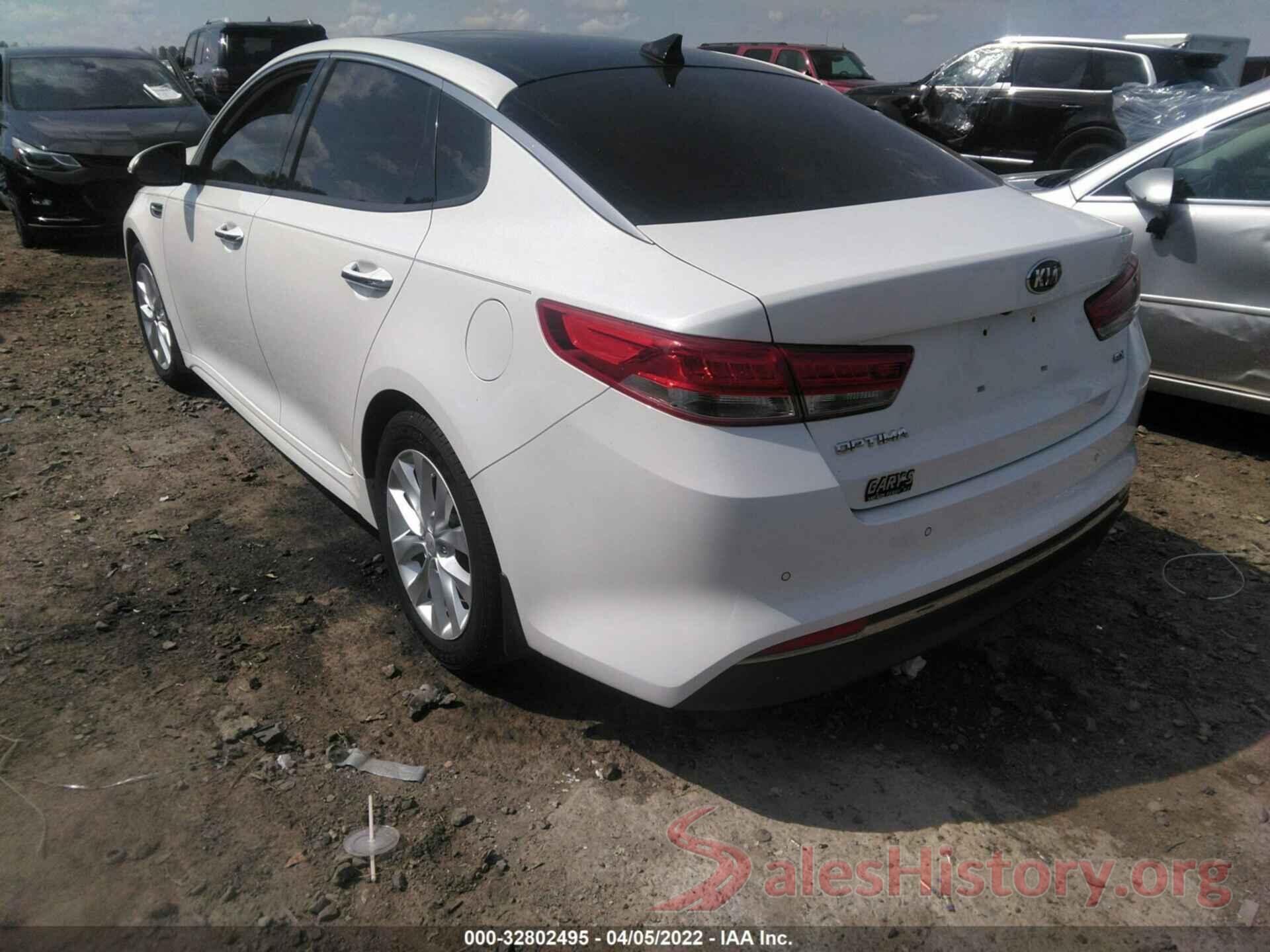 5XXGU4L36GG054766 2016 KIA OPTIMA