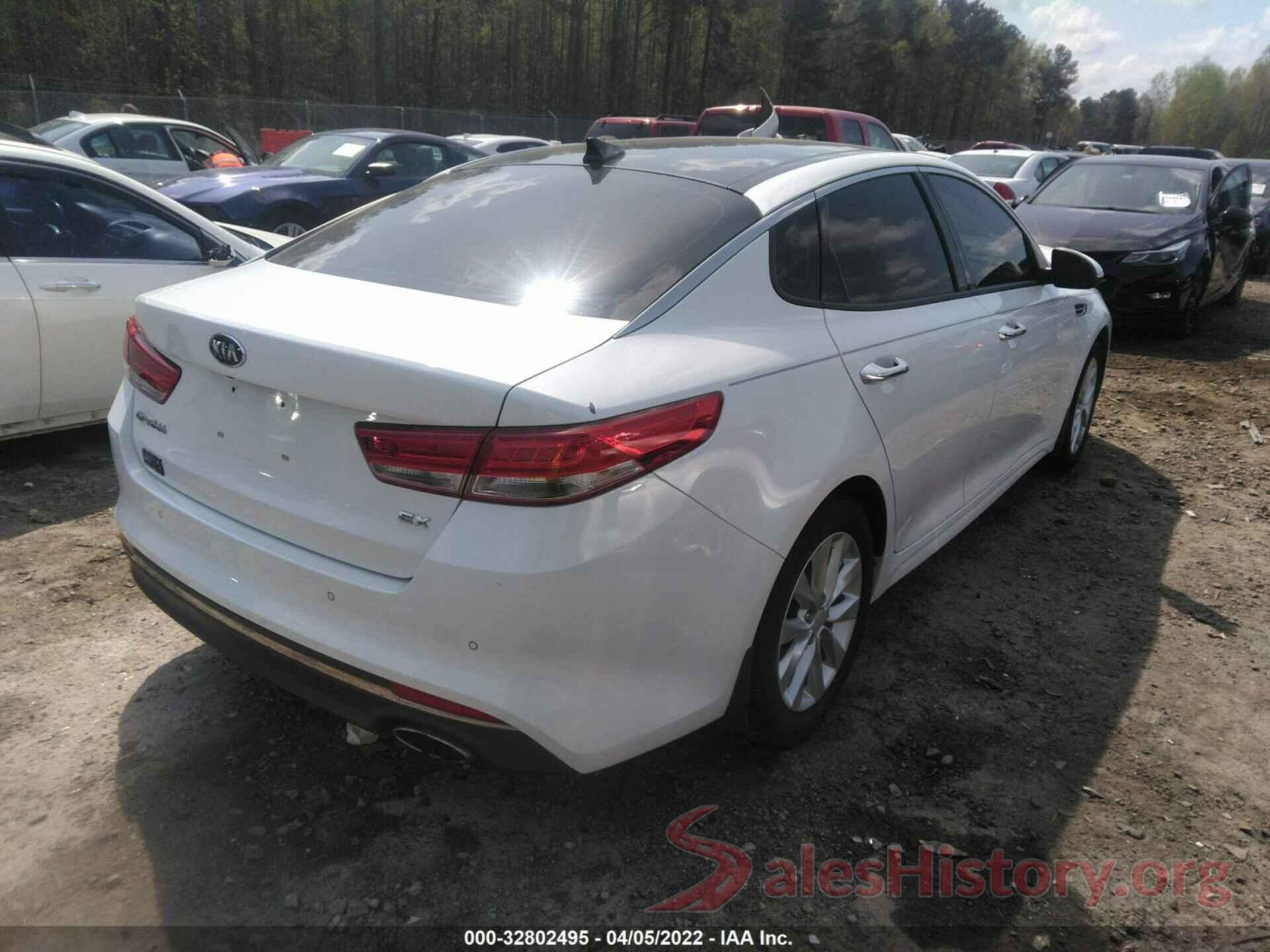 5XXGU4L36GG054766 2016 KIA OPTIMA