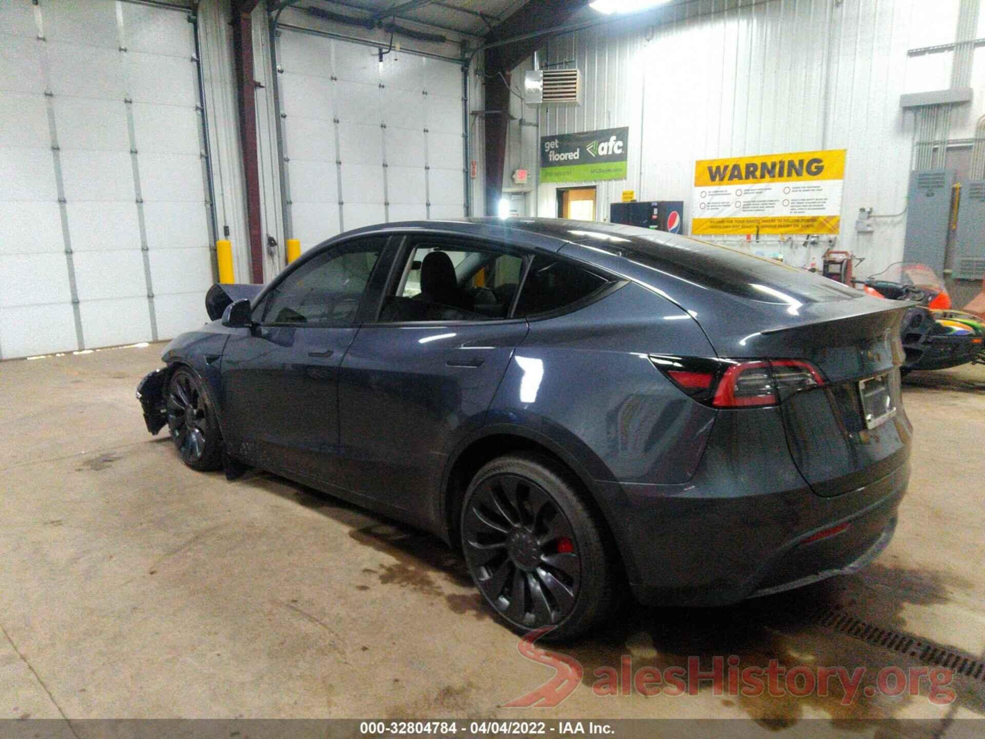 7SAYGDEF3NF370356 2022 TESLA MODEL Y